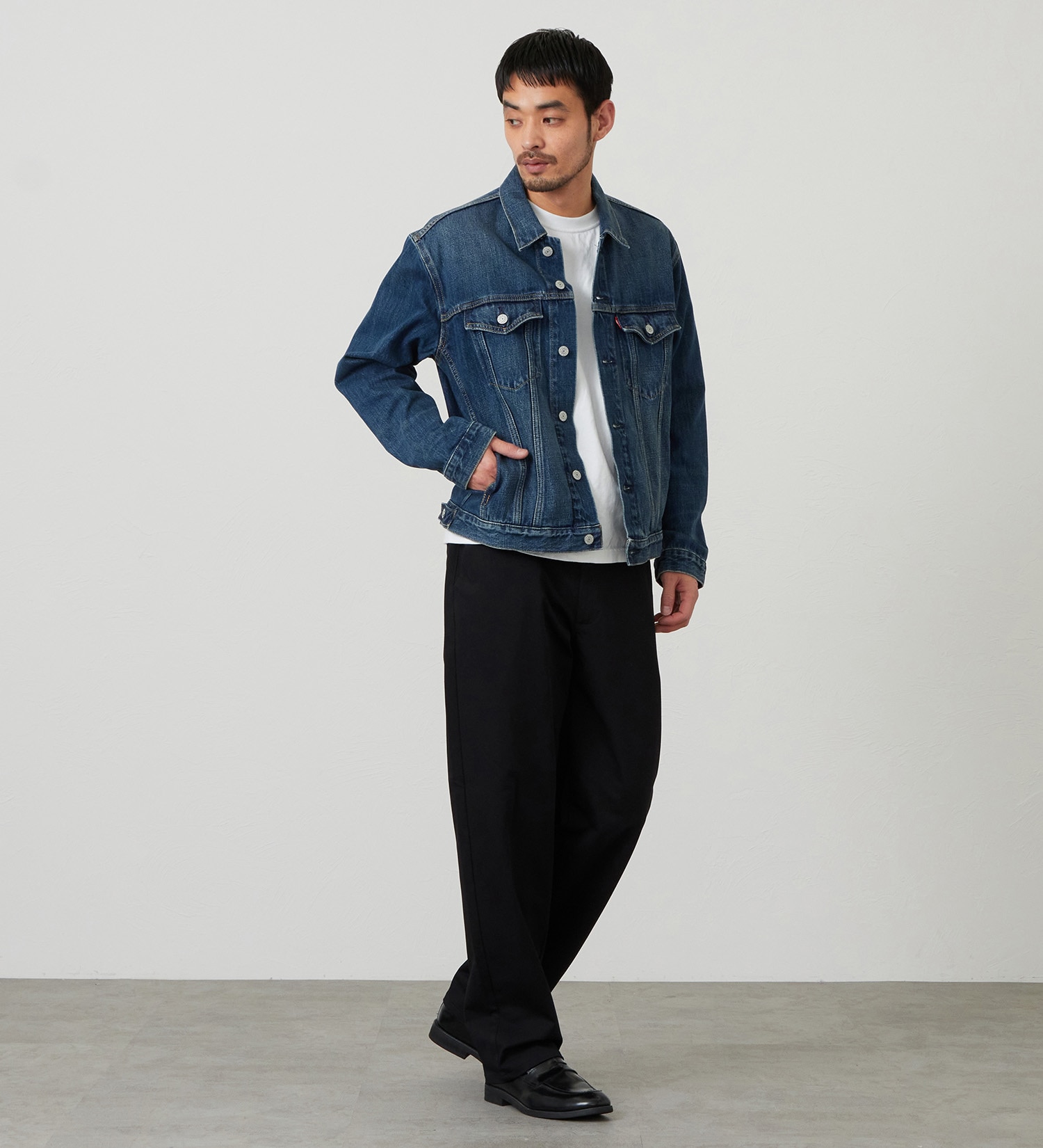 EDWIN(エドウイン)の【試着対象】ジャージーズ ルーズシルエット チノパンツ ストレッチ|パンツ/チノパンツ/メンズ|ブラック