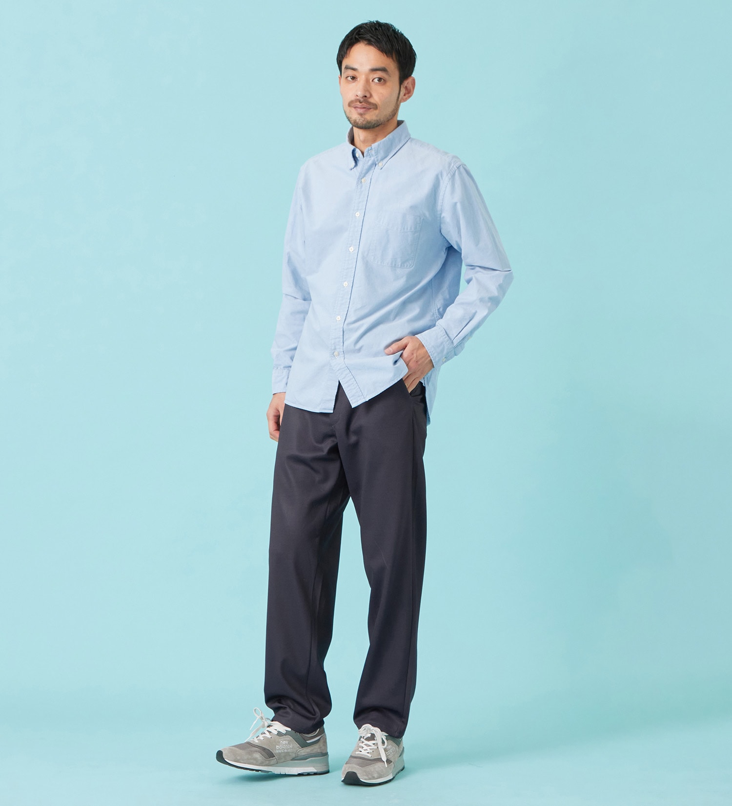 EDWIN(エドウイン)の【予約P】【涼】ジャージーズ COOL ルーズ チノパンツ ストレッチ ドライタッチ|パンツ/チノパンツ/メンズ|インディゴブルー