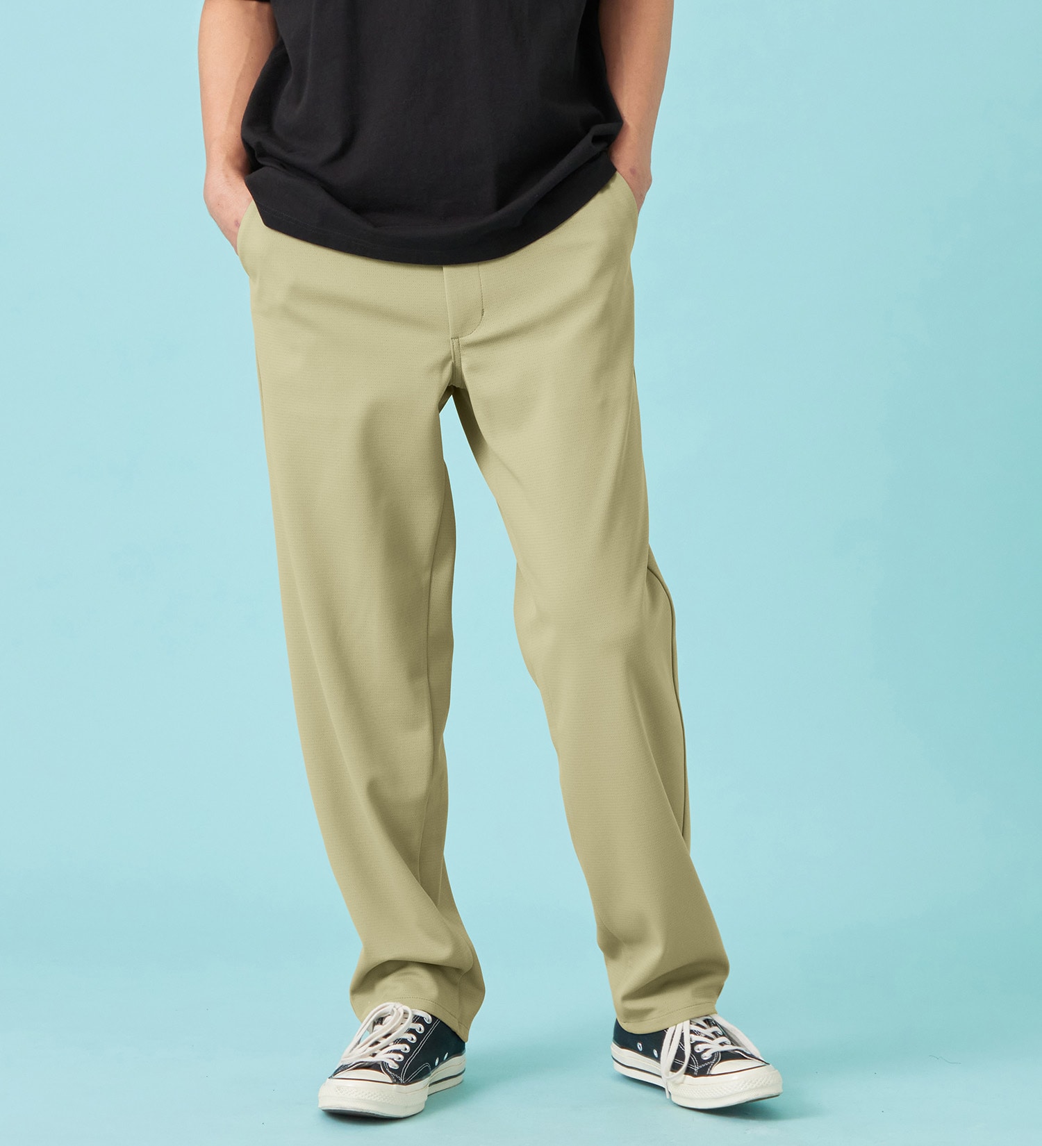 EDWIN(エドウイン)の【予約P】【涼】ジャージーズ COOL ルーズ チノパンツ ストレッチ ドライタッチ|パンツ/チノパンツ/メンズ|ベージュ