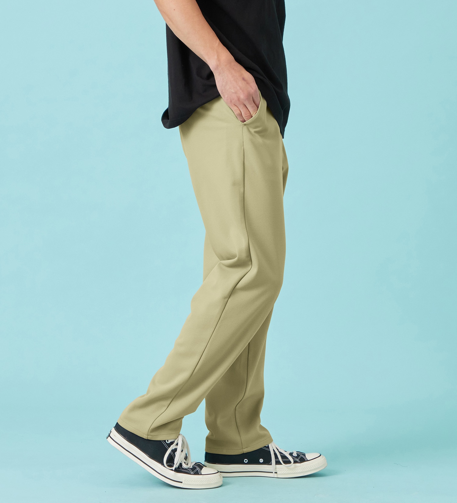 EDWIN(エドウイン)の【予約P】【涼】ジャージーズ COOL ルーズ チノパンツ ストレッチ ドライタッチ|パンツ/チノパンツ/メンズ|ベージュ