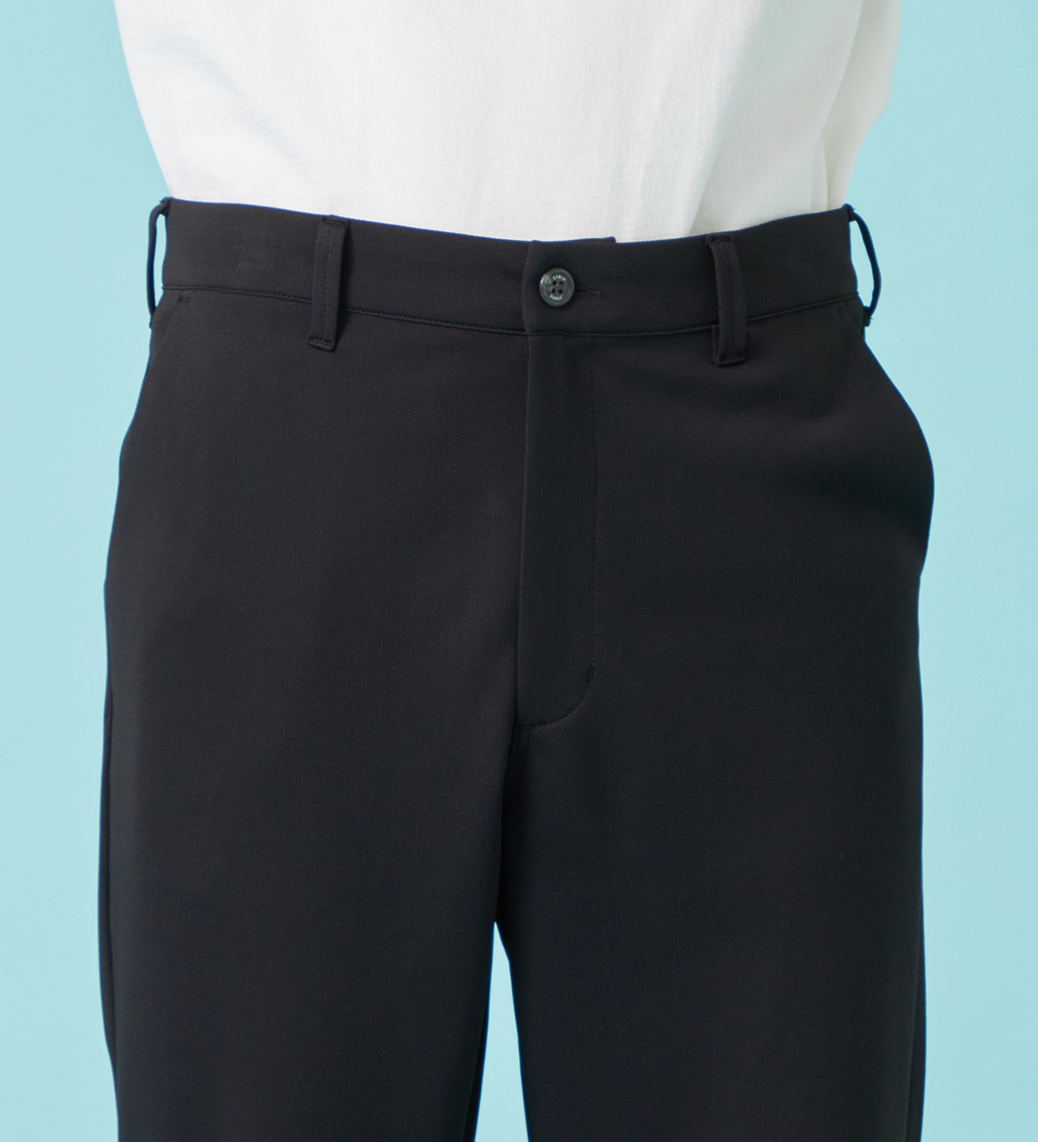 EDWIN(エドウイン)の【予約P】【涼】ジャージーズ COOL ルーズ チノパンツ ストレッチ ドライタッチ|パンツ/チノパンツ/メンズ|ブラック