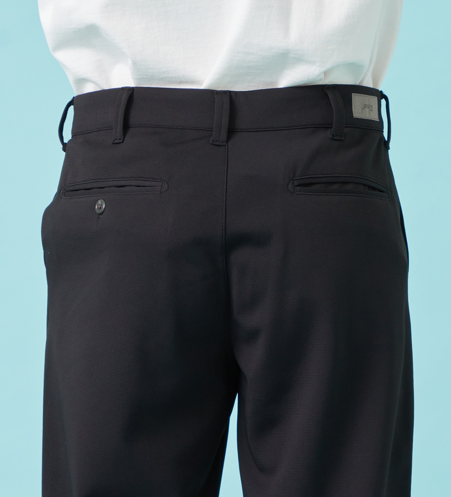 EDWIN(エドウイン)の【予約P】【涼】ジャージーズ COOL ルーズ チノパンツ ストレッチ ドライタッチ|パンツ/チノパンツ/メンズ|ブラック