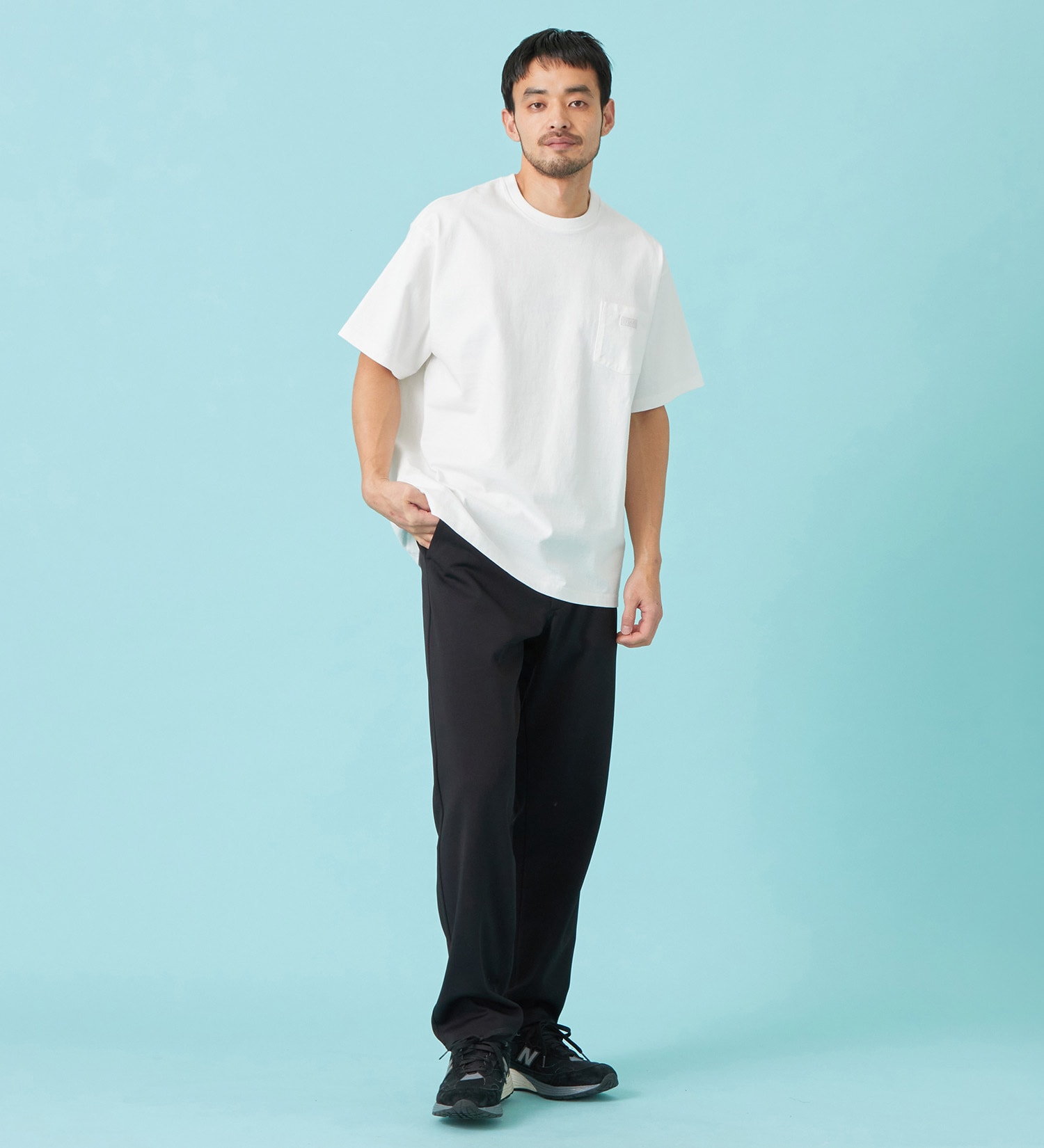 EDWIN(エドウイン)の【予約P】【涼】ジャージーズ COOL ルーズ チノパンツ ストレッチ ドライタッチ|パンツ/チノパンツ/メンズ|ブラック