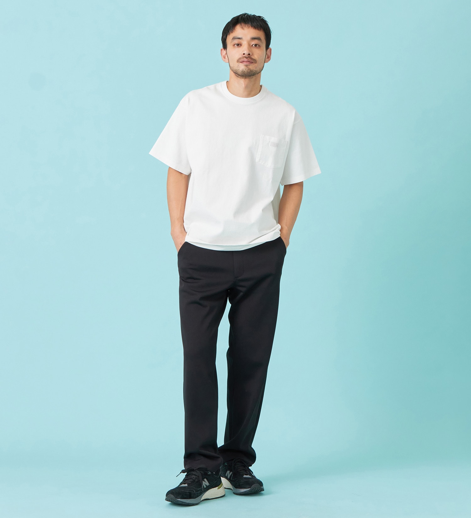 EDWIN(エドウイン)の【予約P】【涼】ジャージーズ COOL ルーズ チノパンツ ストレッチ ドライタッチ|パンツ/チノパンツ/メンズ|ブラック