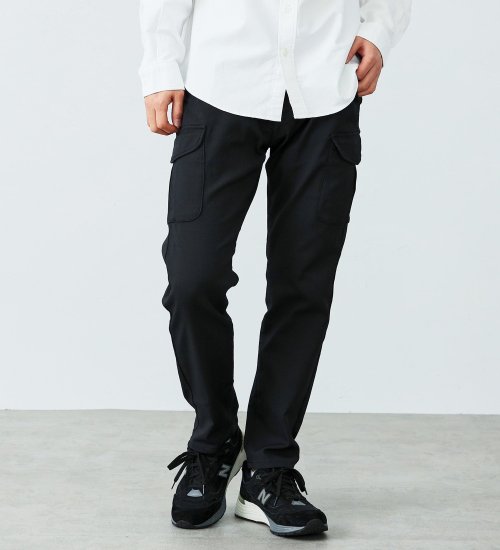 EDWIN(エドウイン)の【SALE】ジャージーズ チノ スリムカーゴパンツ|パンツ/チノパンツ/メンズ|ブラック