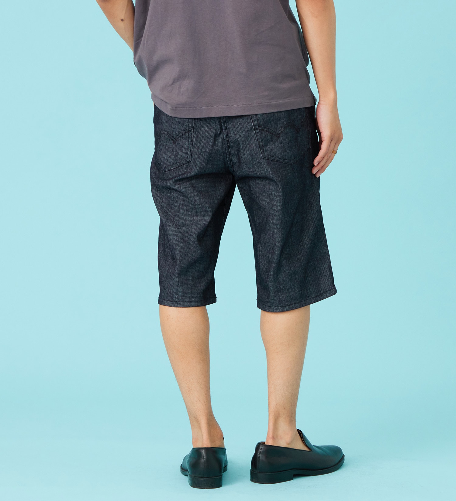 EDWIN(エドウイン)の【GW SALE】【涼】ジャージーズ COOL デニムショートパンツ ストレッチ 麻 ドライタッチ|パンツ/パンツ/メンズ|ネイビー