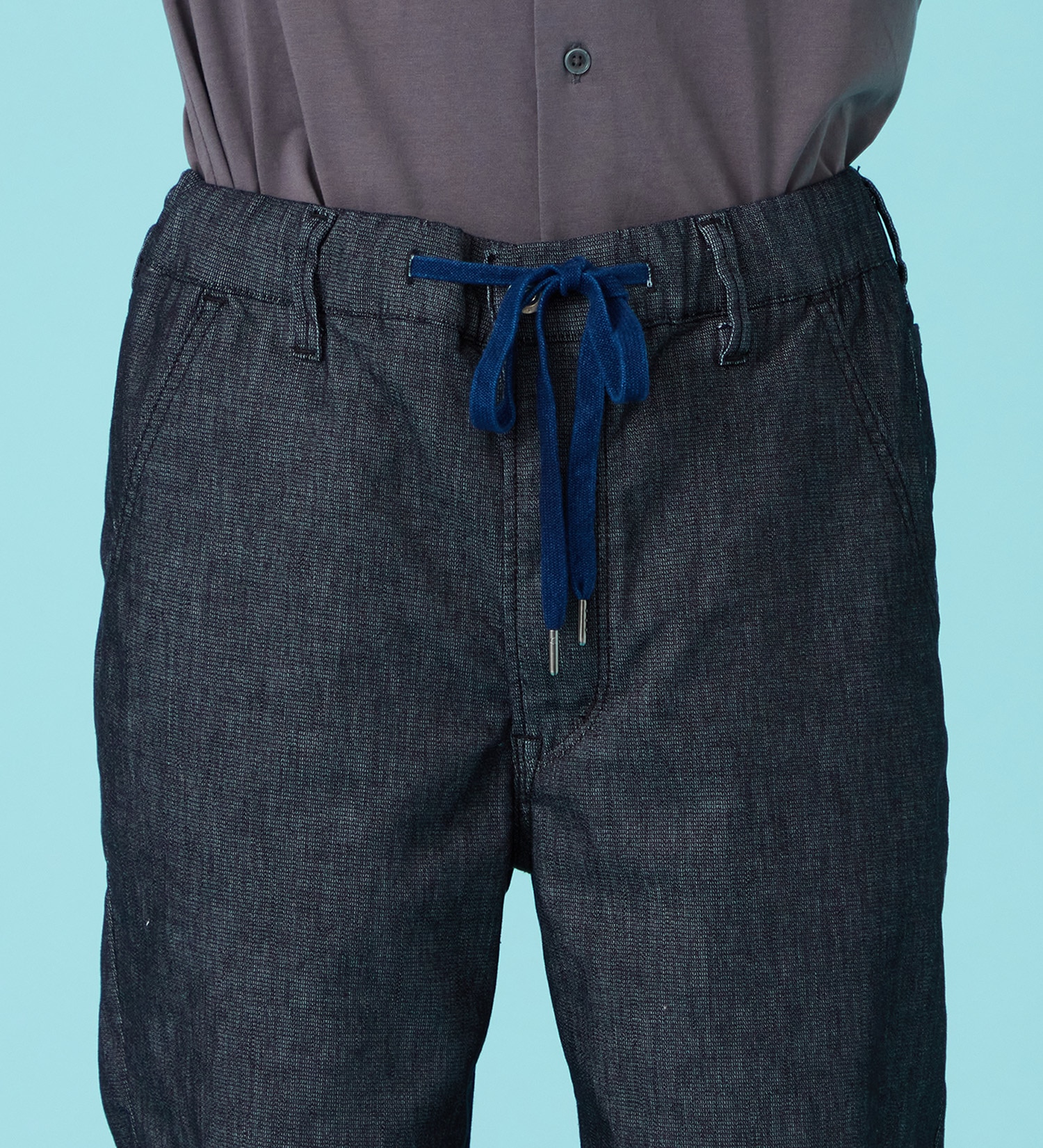 EDWIN(エドウイン)の【GW SALE】【涼】ジャージーズ COOL デニムショートパンツ ストレッチ 麻 ドライタッチ|パンツ/パンツ/メンズ|ネイビー