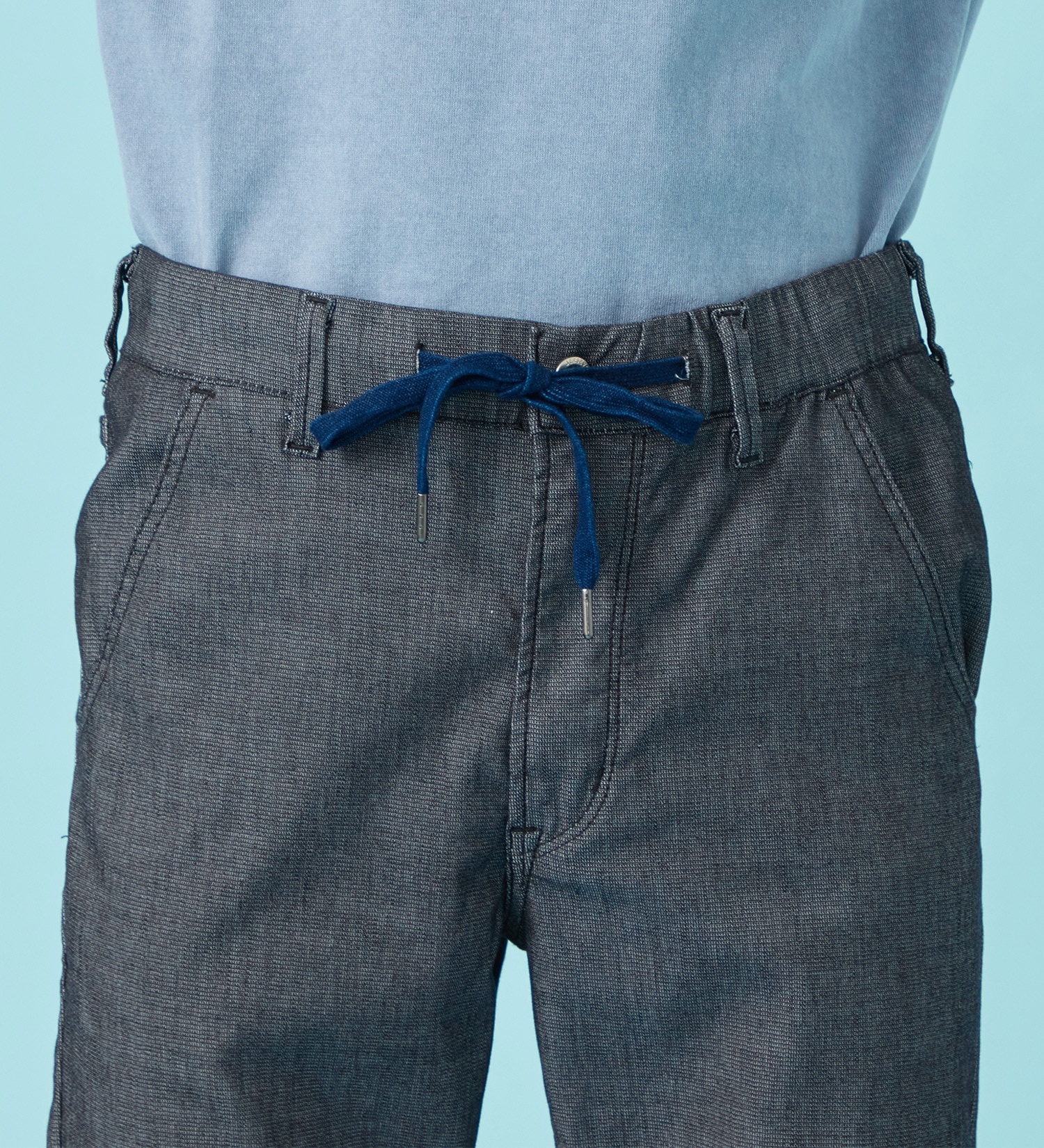 EDWIN(エドウイン)の【予約P】【大きいサイズ】【涼】ジャージーズ COOL テーパード デニムイージーパンツ ストレッチ ドライタッチ 速乾|パンツ/パンツ/メンズ|ネイビー