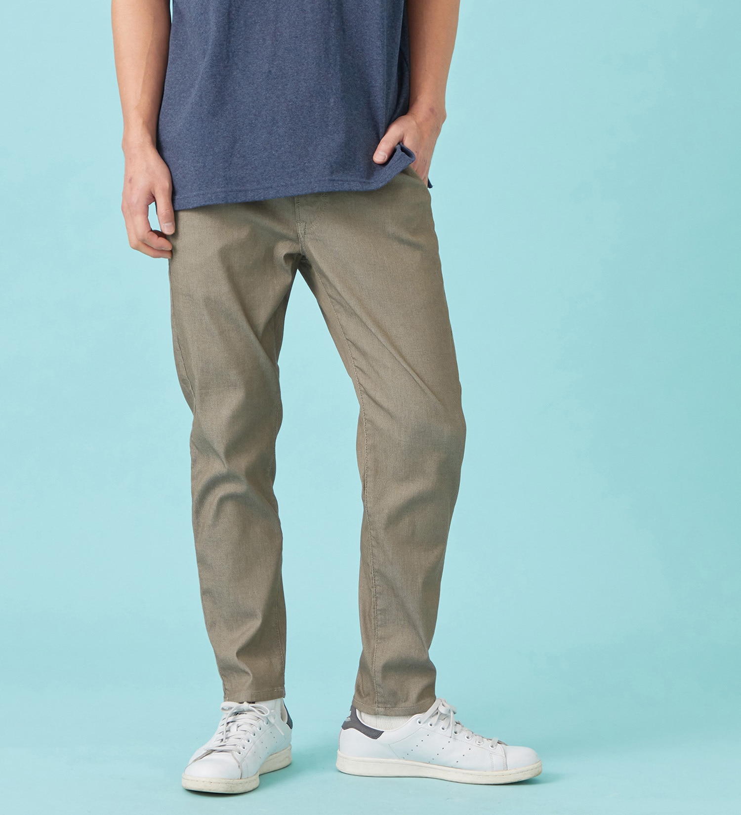 EDWIN(エドウイン)の【予約P】【大きいサイズ】【涼】ジャージーズ COOL テーパード デニムイージーパンツ ストレッチ ドライタッチ 速乾|パンツ/パンツ/メンズ|ブラウン