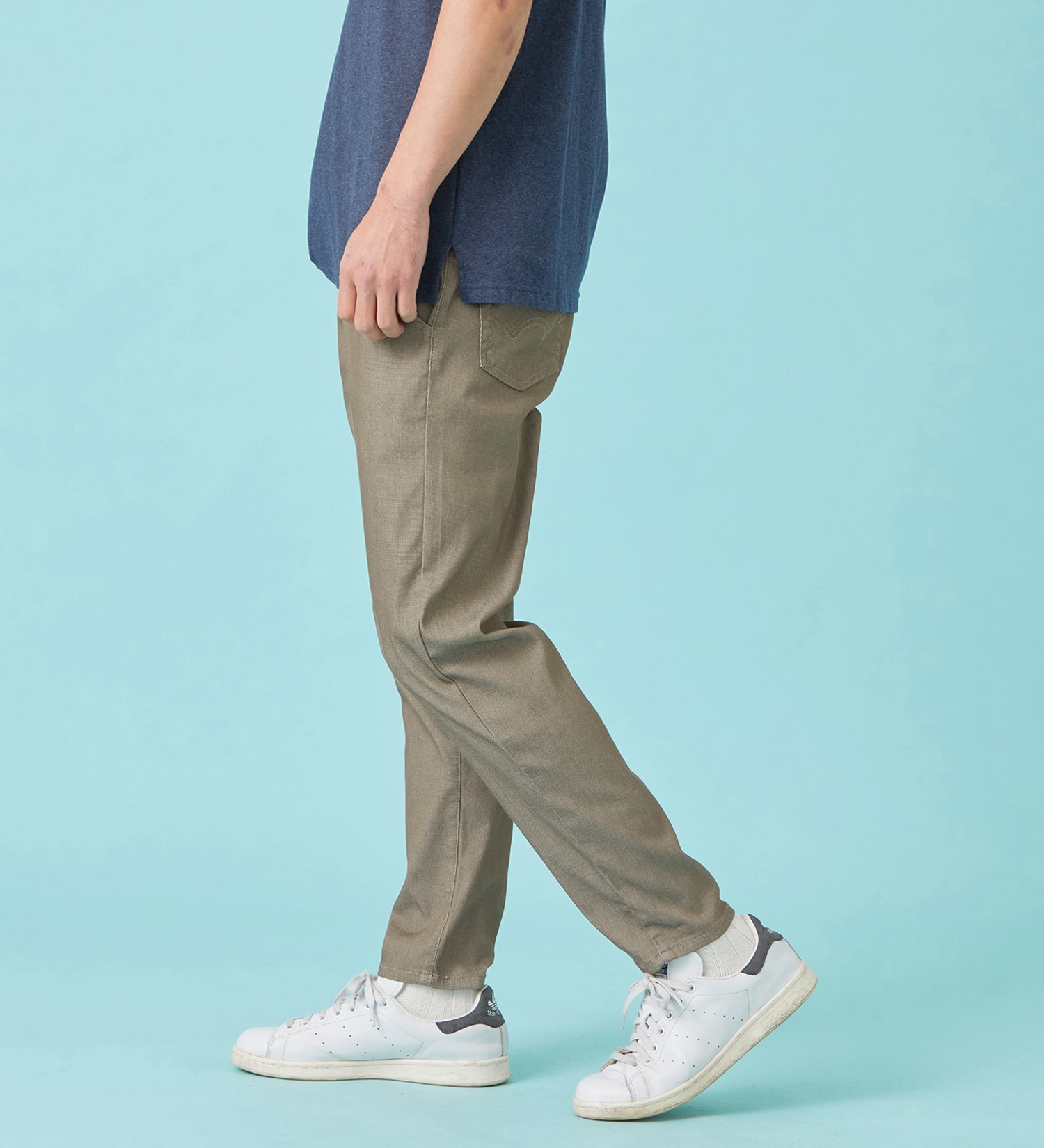 EDWIN(エドウイン)の【予約P】【大きいサイズ】【涼】ジャージーズ COOL テーパード デニムイージーパンツ ストレッチ ドライタッチ 速乾|パンツ/パンツ/メンズ|ブラウン