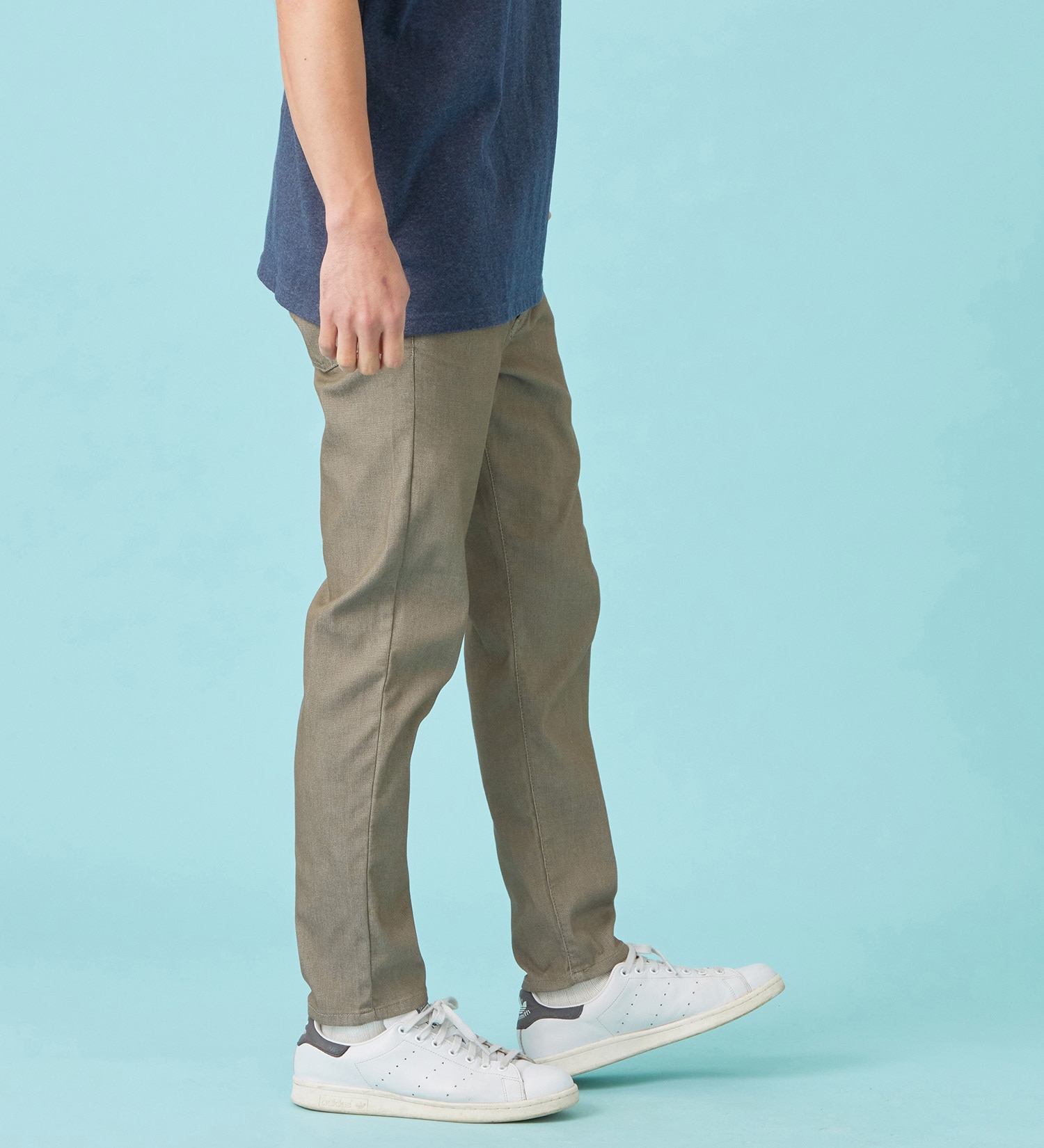 EDWIN(エドウイン)の【予約P】【大きいサイズ】【涼】ジャージーズ COOL テーパード デニムイージーパンツ ストレッチ ドライタッチ 速乾|パンツ/パンツ/メンズ|ブラウン