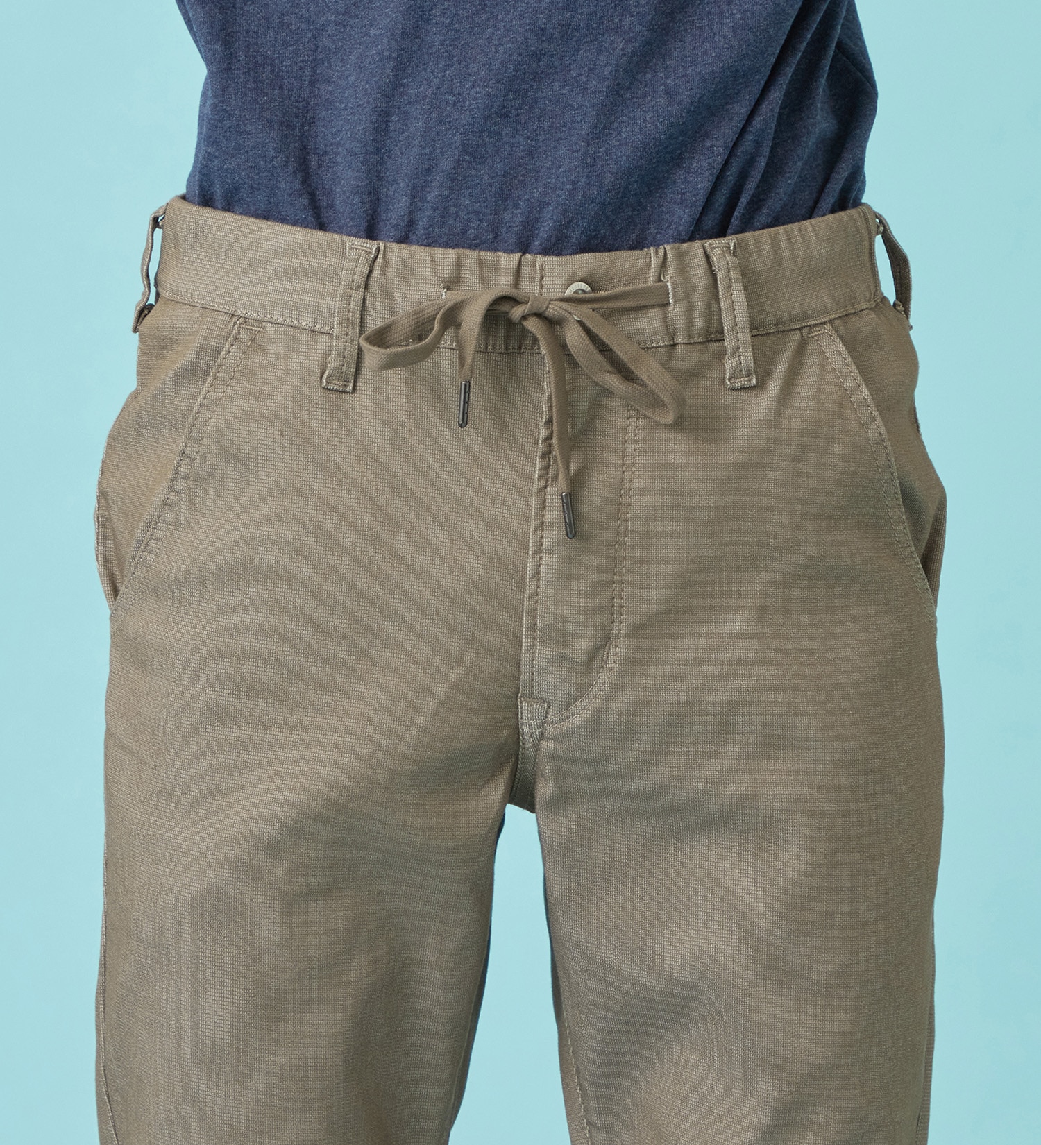 EDWIN(エドウイン)の【予約P】【大きいサイズ】【涼】ジャージーズ COOL テーパード デニムイージーパンツ ストレッチ ドライタッチ 速乾|パンツ/パンツ/メンズ|ブラウン