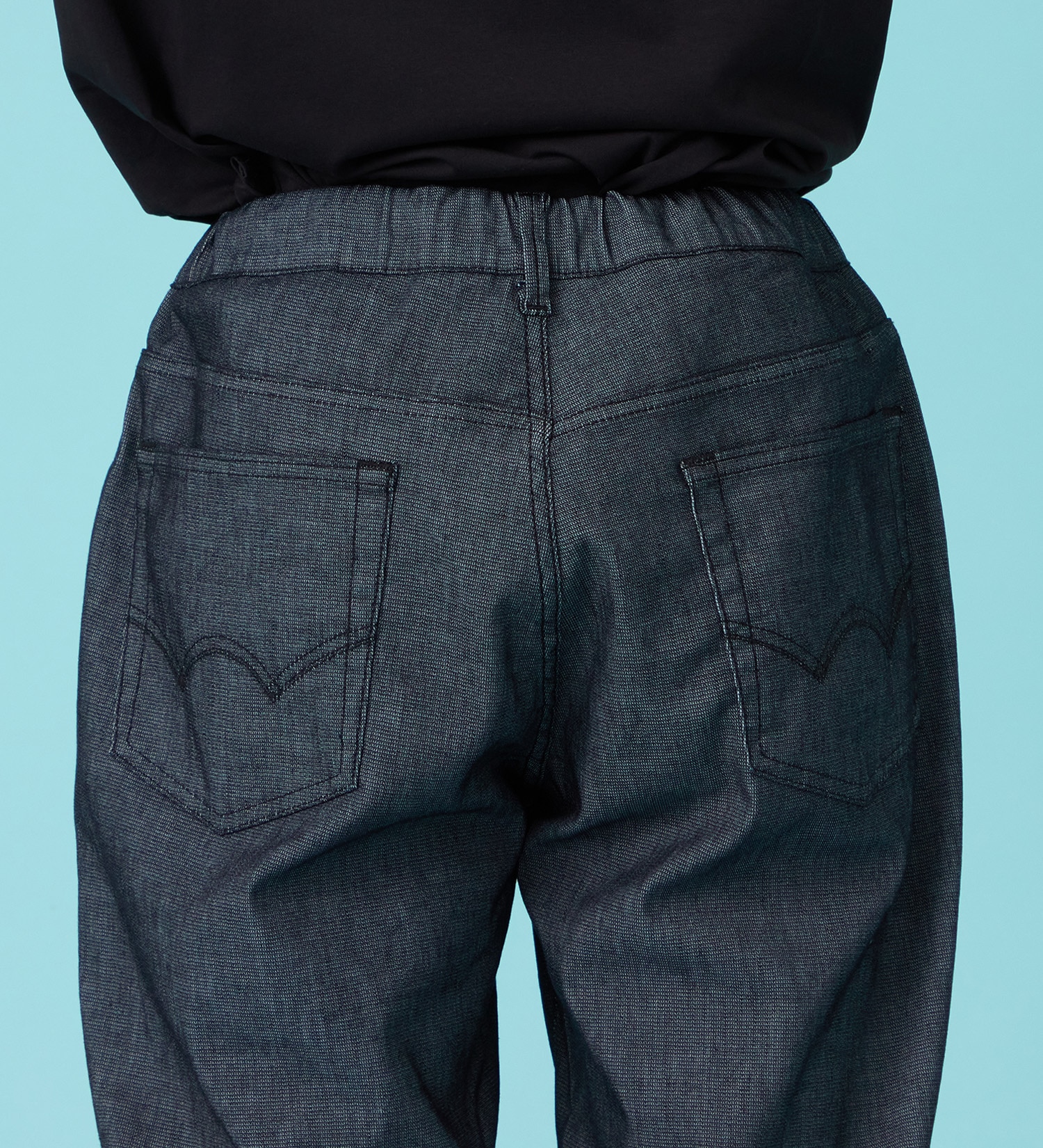 EDWIN(エドウイン)の【GW SALE】【涼】ジャージーズ COOL クロップドイージーパンツ ストレッチ 麻 ドライタッチ|パンツ/パンツ/メンズ|ネイビー