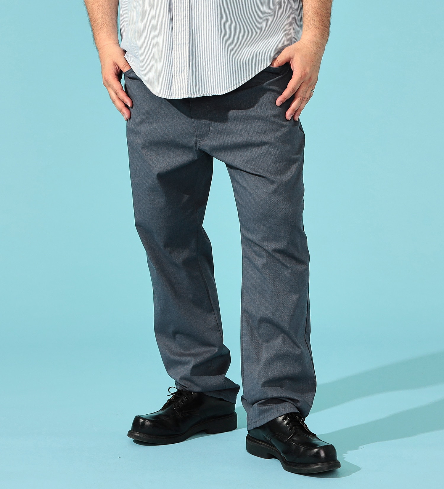 EDWIN(エドウイン)の【FINAL SALE】【大きいサイズ】【涼】ジャージーズ COOL レギュラーストレートパンツ カラー トリプルポイント 【ドライタッチ/吸汗速乾】|パンツ/パンツ/メンズ|ブルーグレー