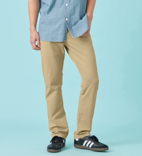 EDWIN(エドウイン)の【予約P】【涼】ジャージーズ COOL ストレート ジーンズ デニムパンツ ストレッチ ドライタッチ|パンツ/デニム/メンズ|ベージュ