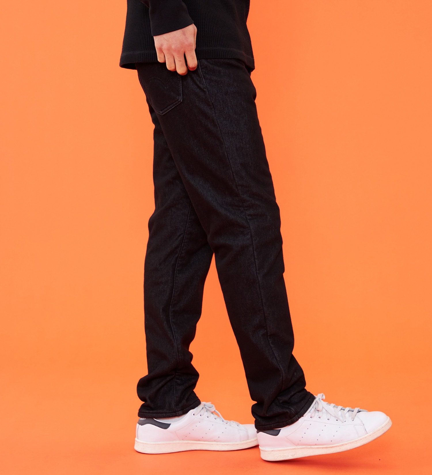 EDWIN(エドウイン)の【予約P】【冬用】WILD FIRE ジャージーズ DEAD AIR デニムパンツ ジーンズ 暖パンツ ストレッチ 裏起毛 防風【暖】|パンツ/パンツ/メンズ|ブラックデニム