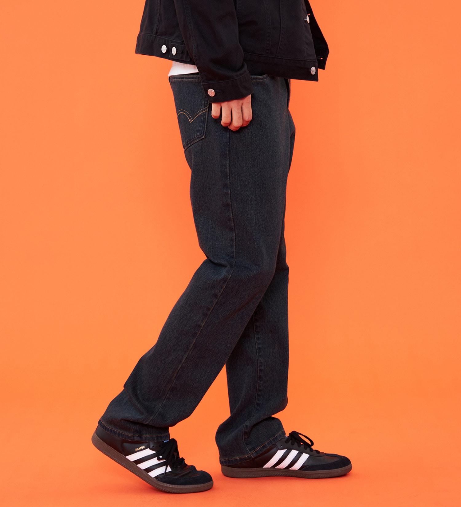 EDWIN(エドウイン)の【予約P】【大きいサイズ】【冬用】WILD FIRE ジャージーズ デニムパンツ ジーンズ 暖パンツ ストレッチ 裏起毛【暖】|パンツ/デニム / ジーンズパンツ/メンズ|中色ブルー