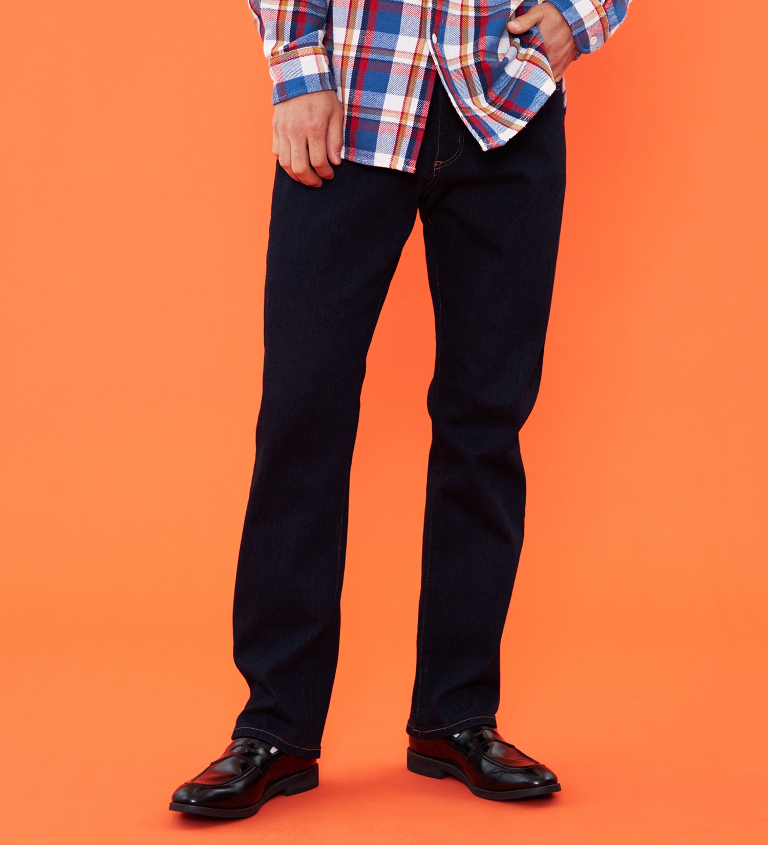 EDWIN(エドウイン)の【予約P】【大きいサイズ】【冬用】WILD FIRE ジャージーズ デニムパンツ ジーンズ 暖パンツ ストレッチ 裏起毛【暖】|パンツ/デニム / ジーンズパンツ/メンズ|インディゴブルー