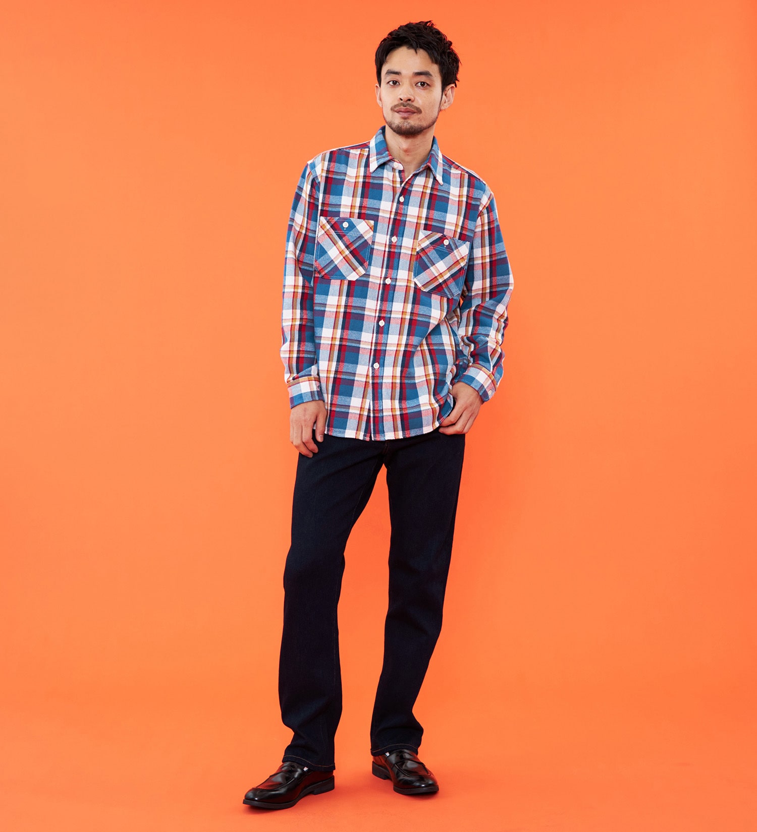 EDWIN(エドウイン)の【予約P】【大きいサイズ】【冬用】WILD FIRE ジャージーズ デニムパンツ ジーンズ 暖パンツ ストレッチ 裏起毛【暖】|パンツ/デニム / ジーンズパンツ/メンズ|インディゴブルー