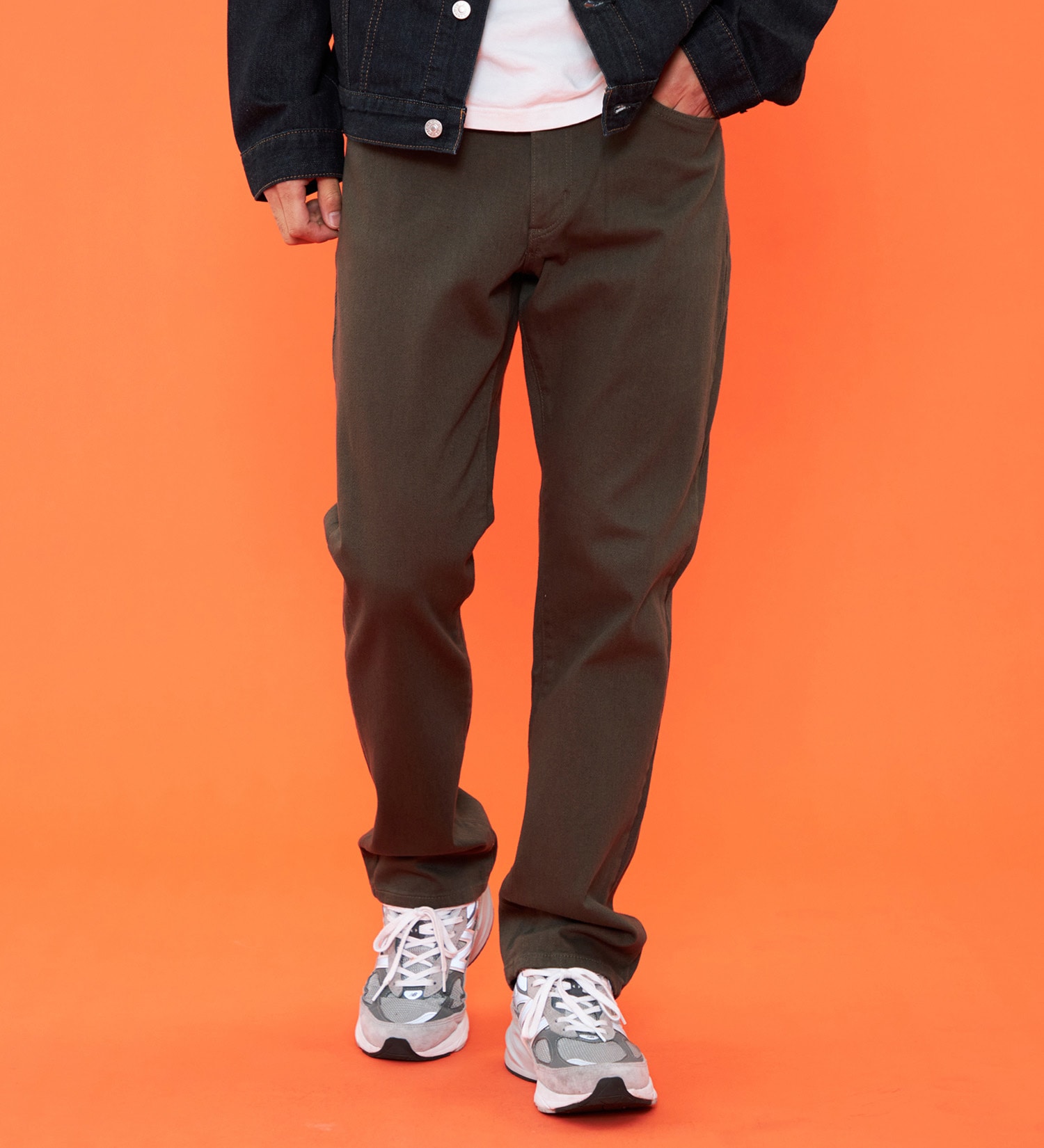 EDWIN(エドウイン)の【予約P】【大きいサイズ】【冬用】WILD FIRE ジャージーズ デニムパンツ ジーンズ 暖パンツ ストレッチ 裏起毛【暖】|パンツ/パンツ/メンズ|ブラウン