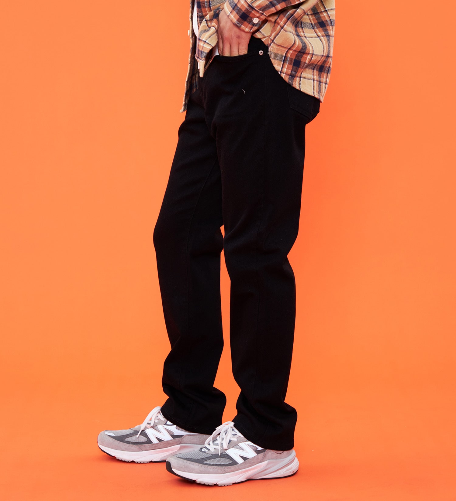 EDWIN(エドウイン)の【予約P】【冬用】WILD FIRE ジャージーズ デニムパンツ ジーンズ 暖パンツ ストレッチ 裏起毛【暖】|パンツ/パンツ/メンズ|ブラック