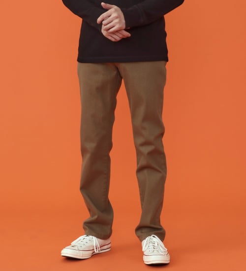 EDWIN(エドウイン)の【予約P】WILDFIRE ジャージーズレギュラーストレートデニムパンツ【暖/冬用】|パンツ/パンツ/メンズ|カーキ