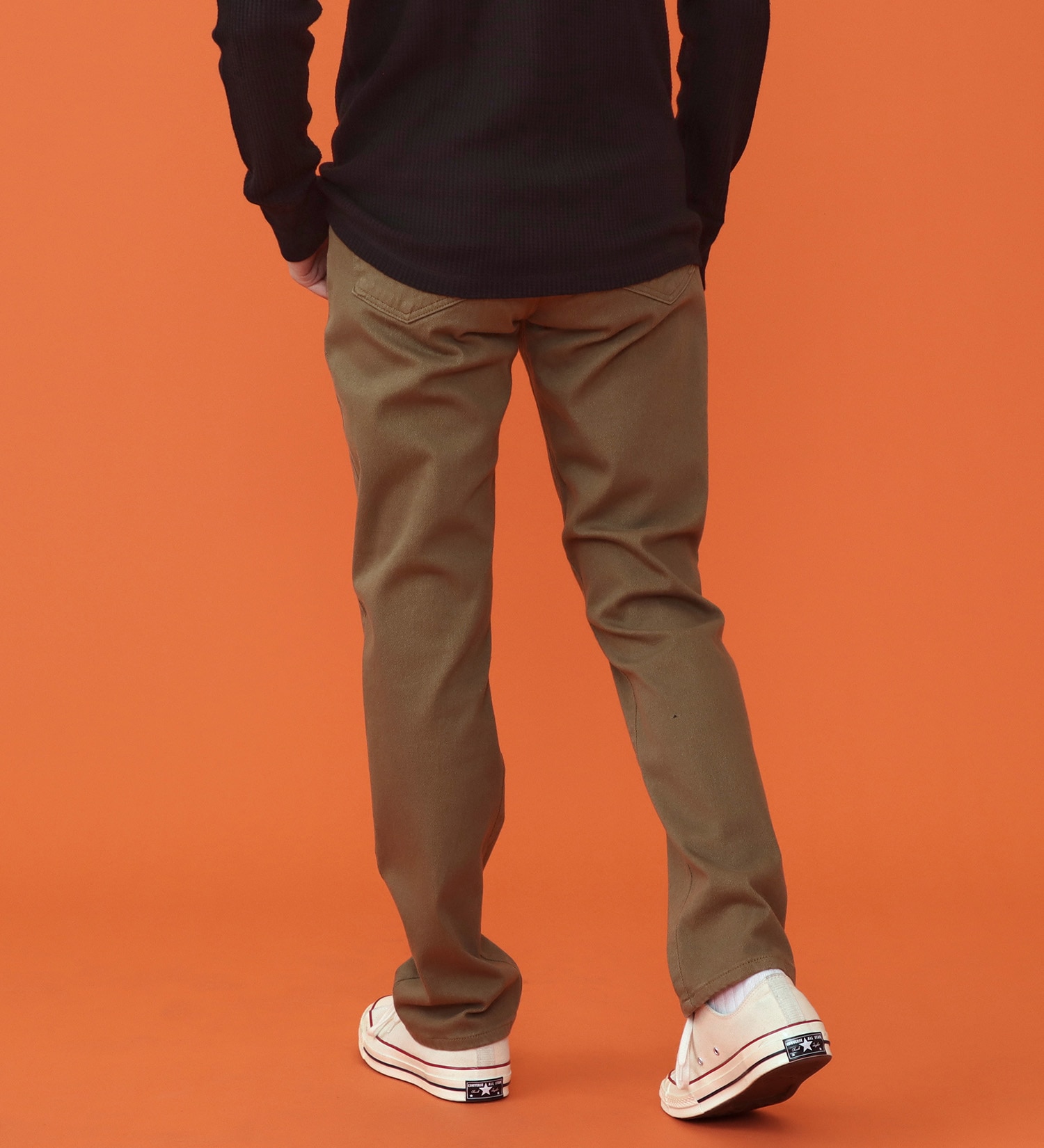 EDWIN(エドウイン)の【予約P】WILDFIRE ジャージーズレギュラーストレートデニムパンツ【暖/冬用】|パンツ/パンツ/メンズ|カーキ