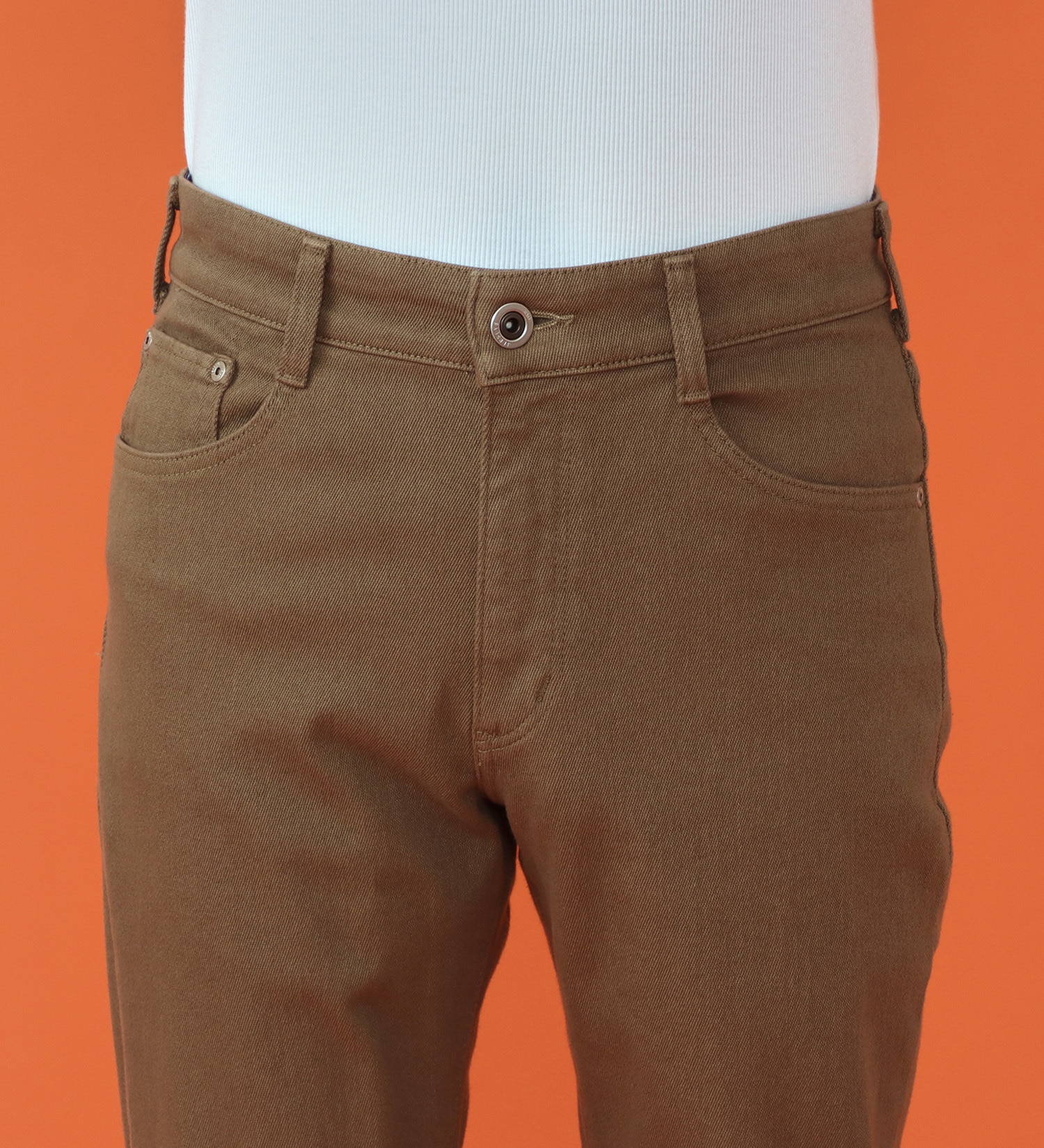 EDWIN(エドウイン)の【予約P】WILDFIRE ジャージーズレギュラーストレートデニムパンツ【暖/冬用】|パンツ/パンツ/メンズ|カーキ