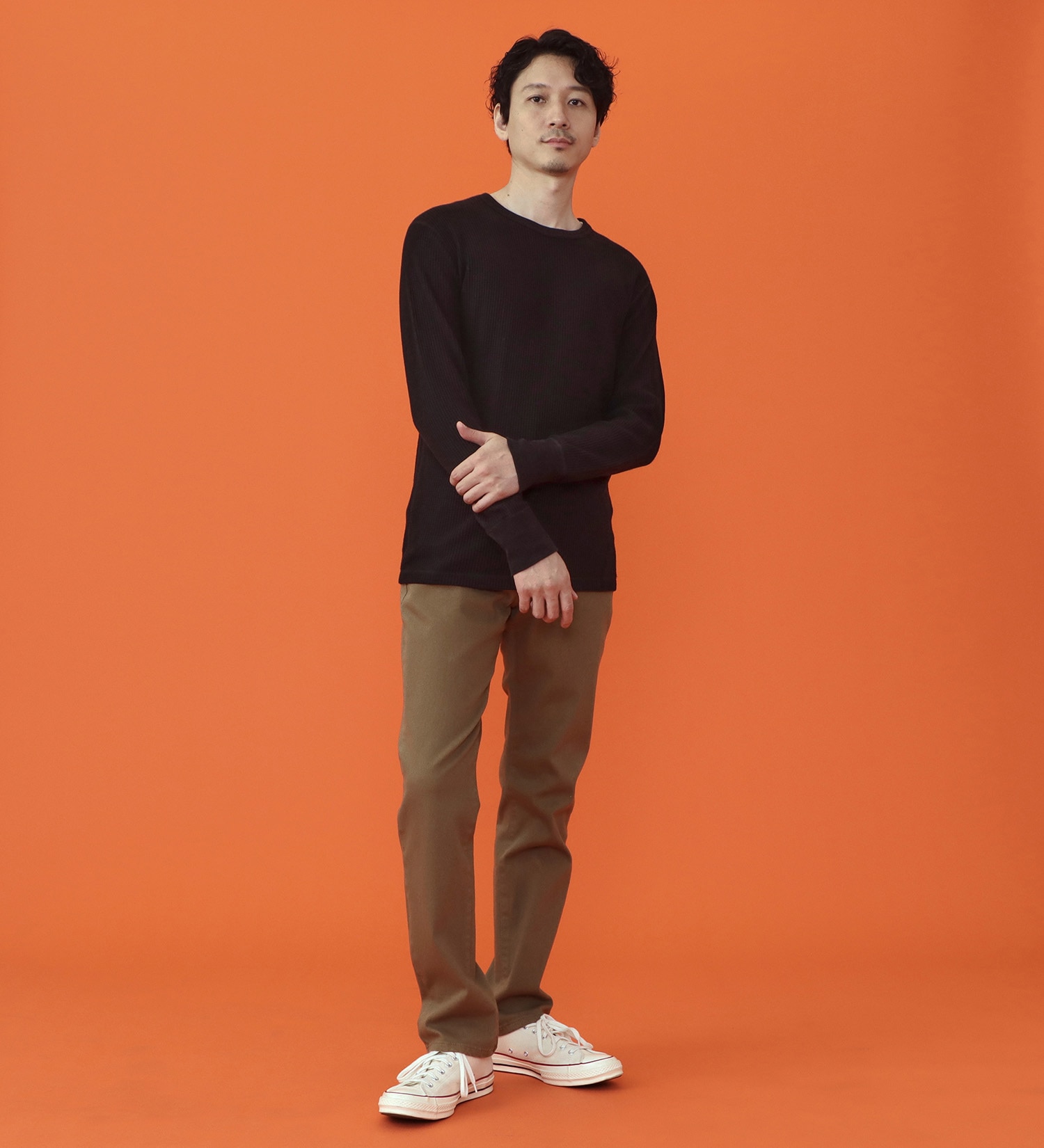 EDWIN(エドウイン)の【予約P】WILDFIRE ジャージーズレギュラーストレートデニムパンツ【暖/冬用】|パンツ/パンツ/メンズ|カーキ