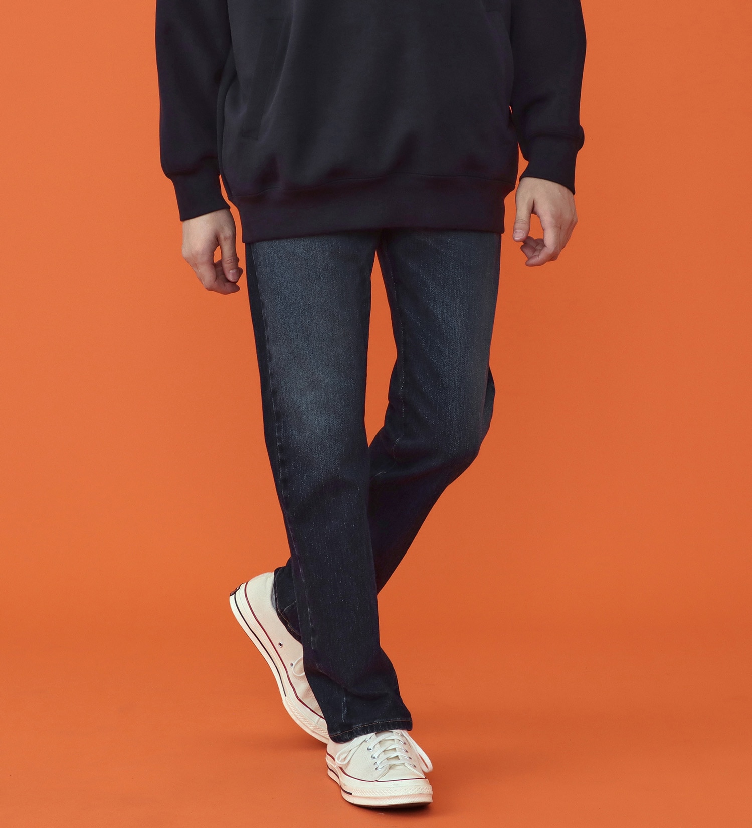 EDWIN(エドウイン)の【予約P】WILDFIRE ジャージーズレギュラーストレートデニムパンツ【暖/冬用】|パンツ/パンツ/メンズ|濃色ブルー