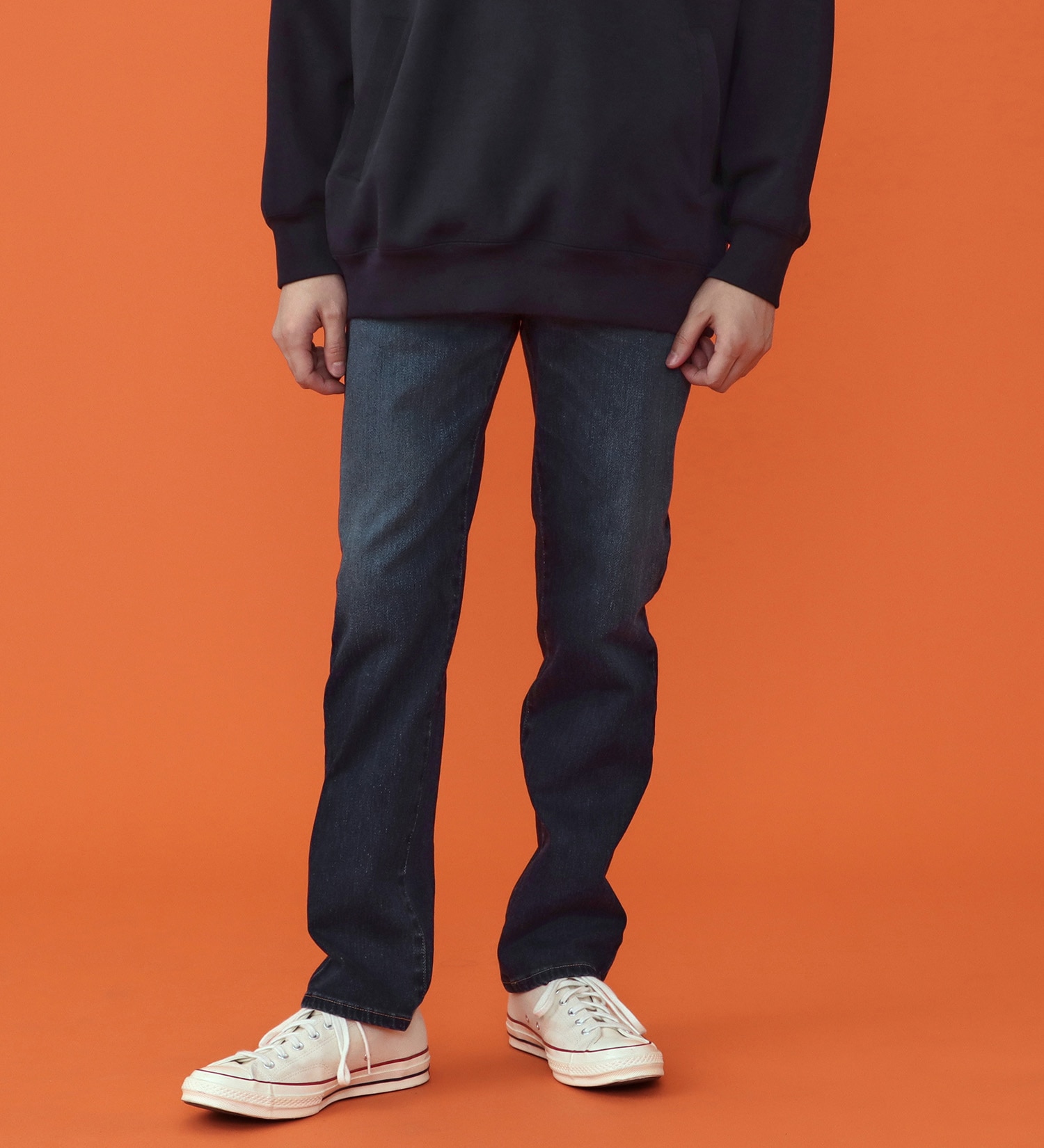 EDWIN(エドウイン)の【予約P】WILDFIRE ジャージーズレギュラーストレートデニムパンツ【暖/冬用】|パンツ/パンツ/メンズ|濃色ブルー
