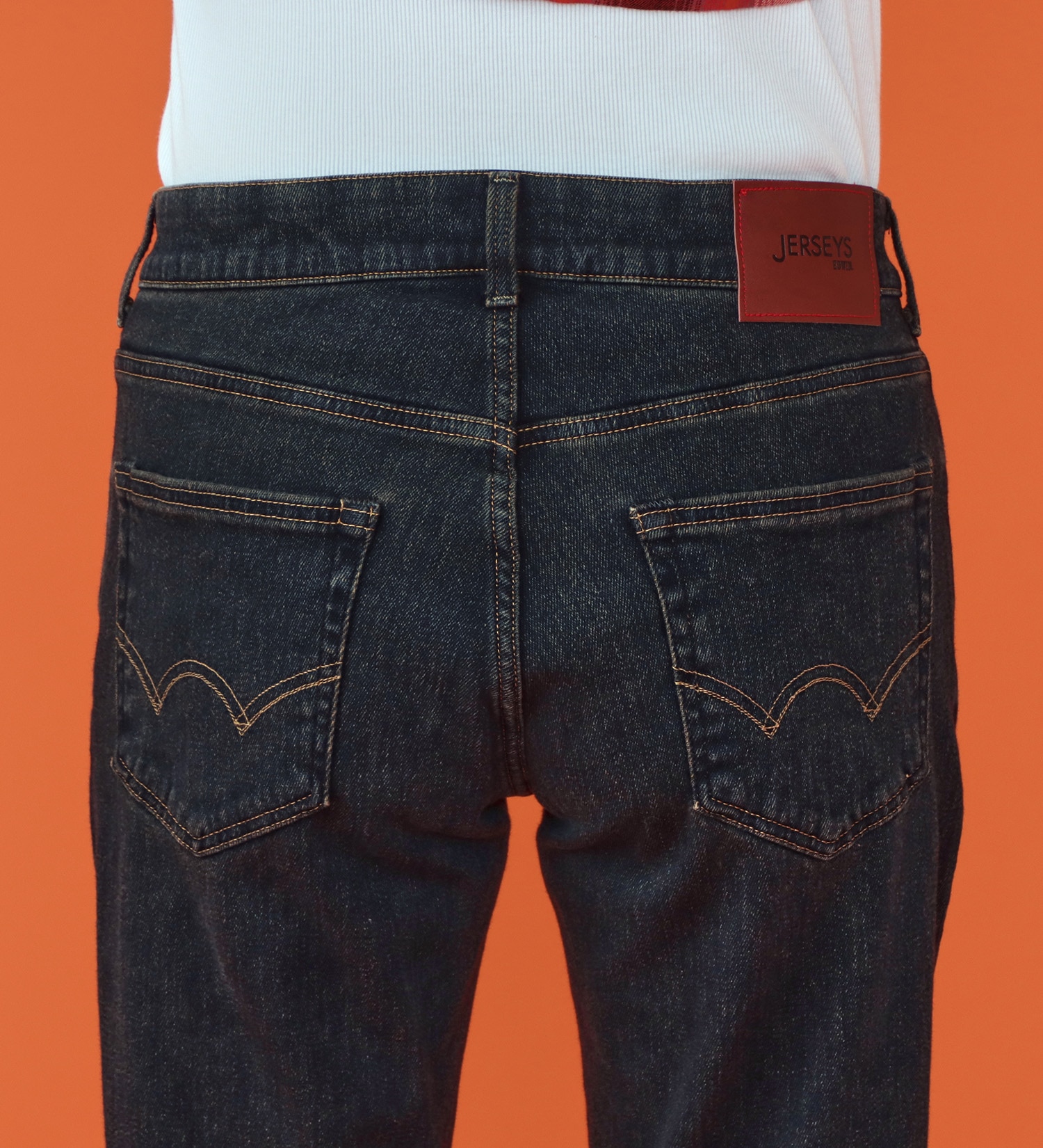 EDWIN(エドウイン)の【予約P】WILDFIRE ジャージーズレギュラーストレートデニムパンツ【暖/冬用】|パンツ/パンツ/メンズ|濃色ブルー4