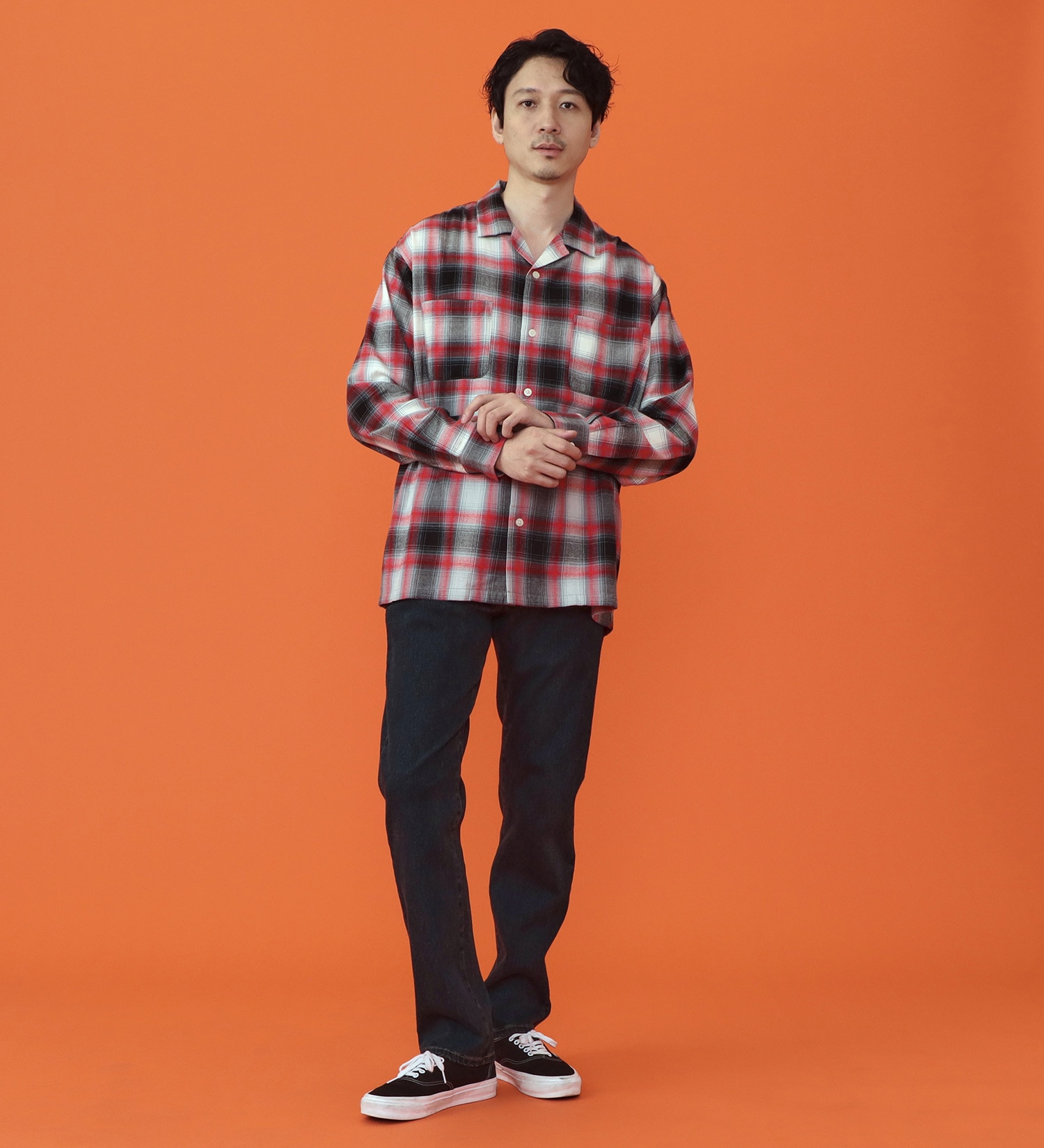 EDWIN(エドウイン)の【予約P】WILDFIRE ジャージーズレギュラーストレートデニムパンツ【暖/冬用】|パンツ/パンツ/メンズ|濃色ブルー4