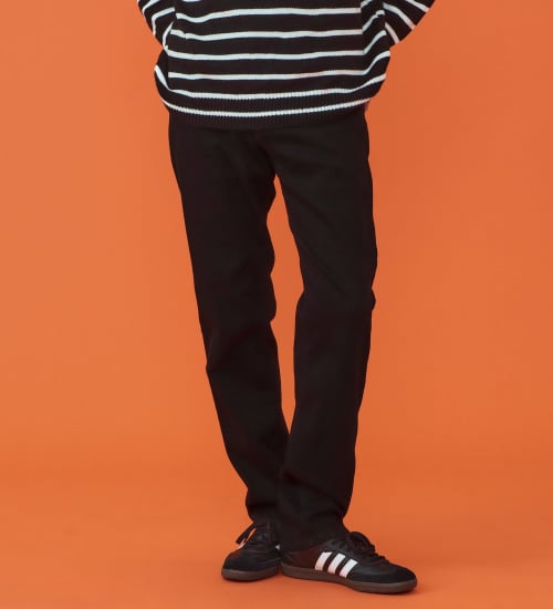 EDWIN(エドウイン)の【予約P】WILDFIRE ジャージーズレギュラーストレートデニムパンツ【暖/冬用】|パンツ/パンツ/メンズ|ブラック
