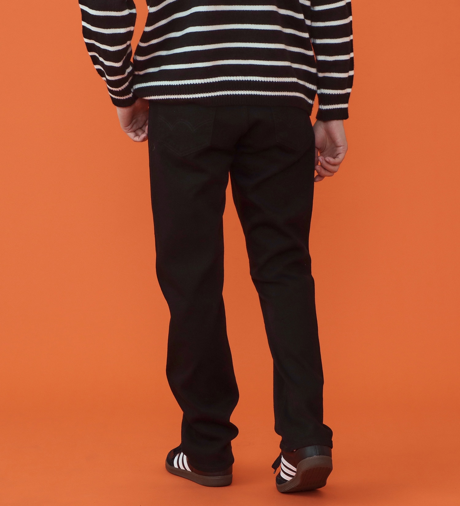 EDWIN(エドウイン)の【予約P】WILDFIRE ジャージーズレギュラーストレートデニムパンツ【暖/冬用】|パンツ/パンツ/メンズ|ブラック