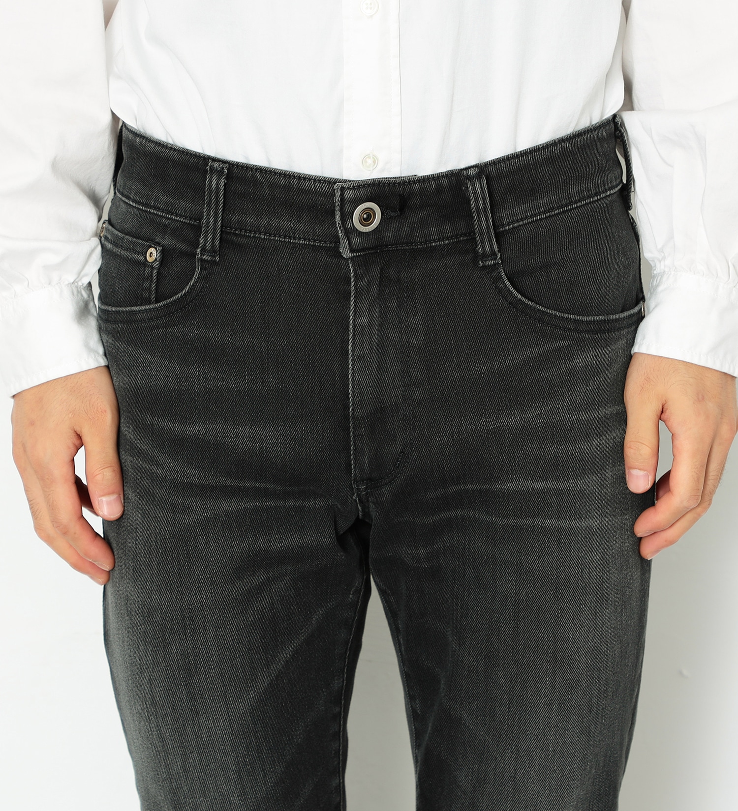 EDWIN(エドウイン)の【SALE】ジャージーズ スリムテーパード【スタンダードモデル】|パンツ/デニムパンツ/メンズ|ブラックデニム2