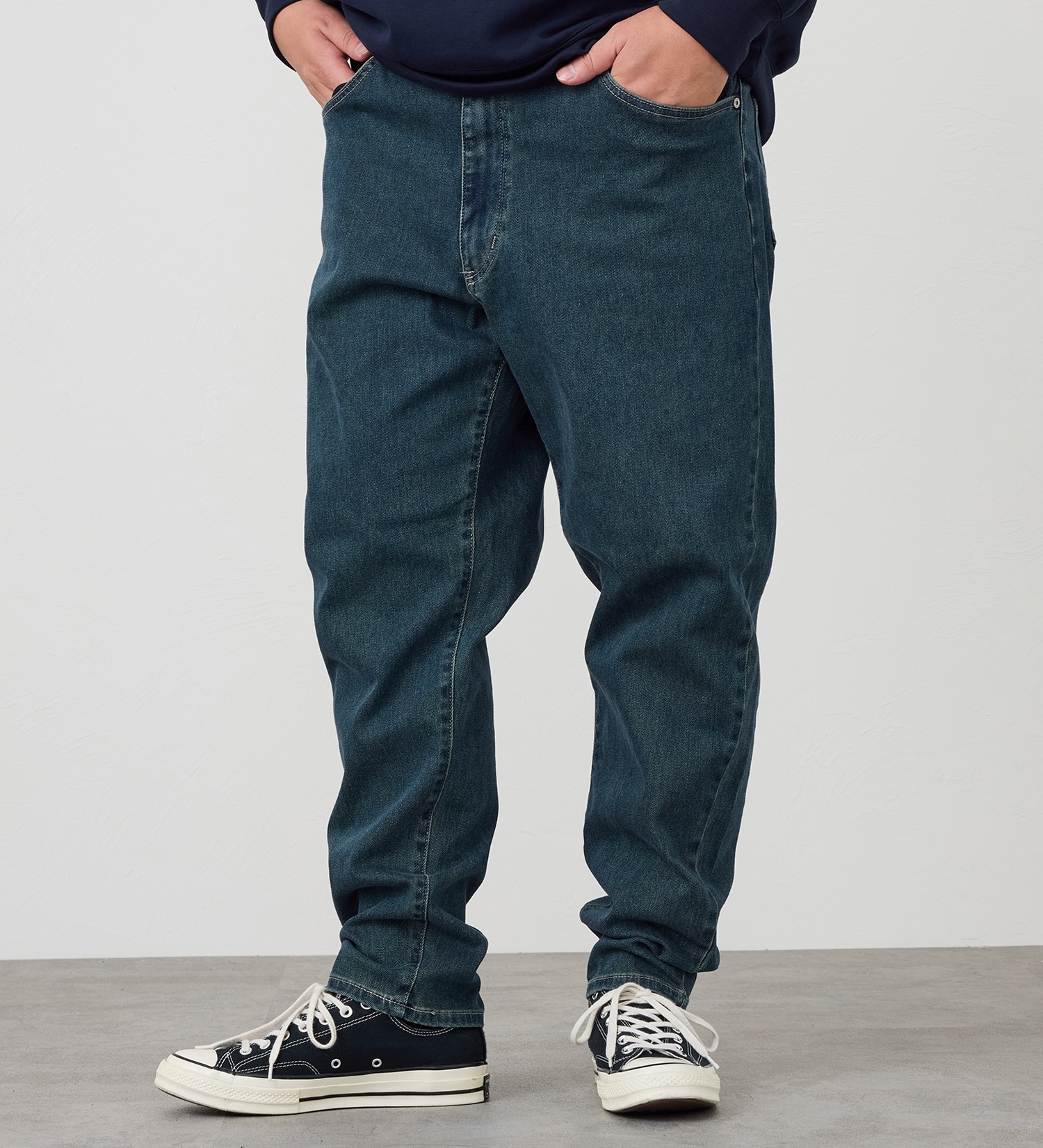 EDWIN(エドウイン)の【試着対象】【大きいサイズ】ジャージーズ テーパードパンツ【スタンダードモデル】|パンツ/デニム / ジーンズパンツ/メンズ|中色ブルー2