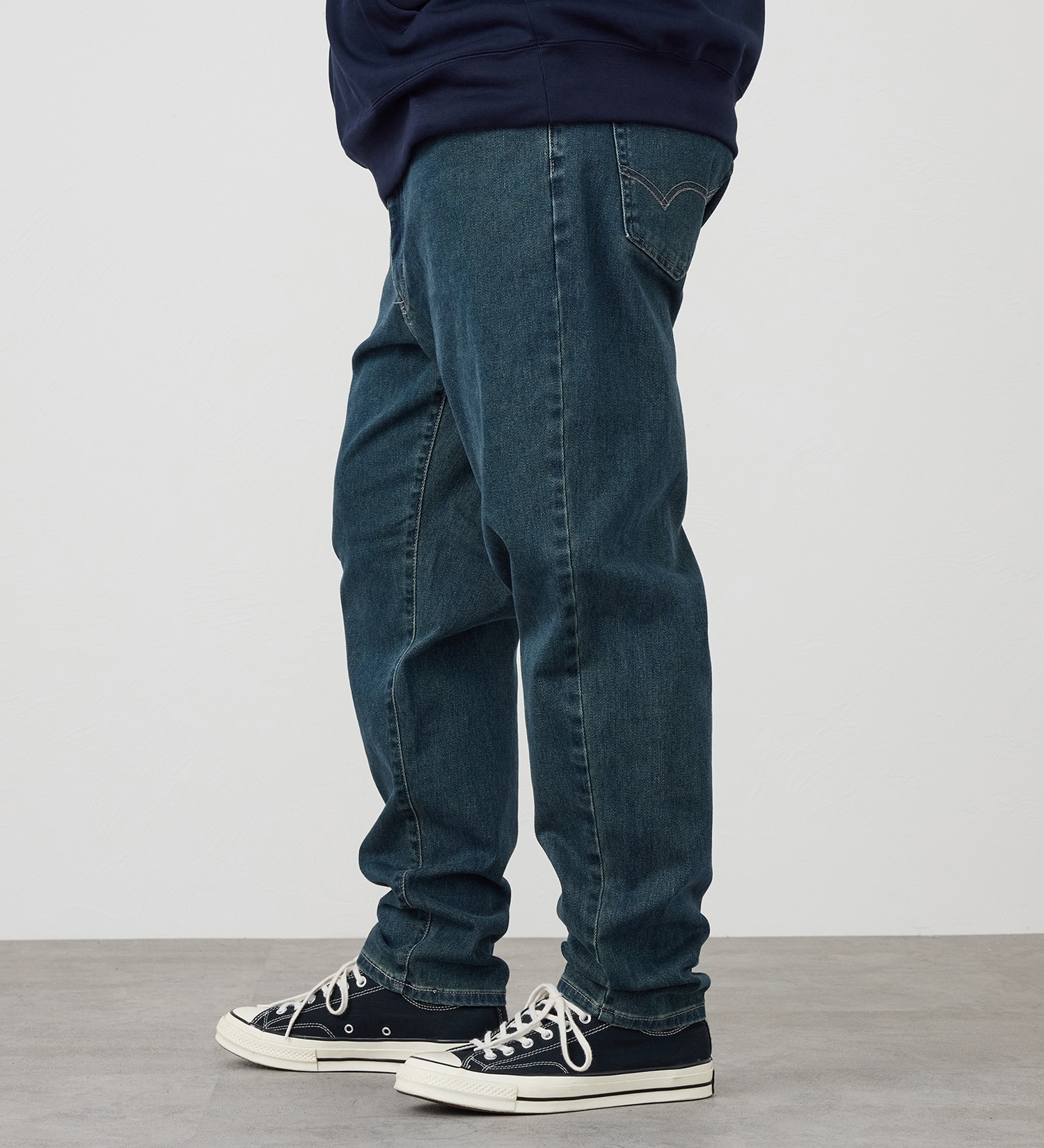 EDWIN(エドウイン)の【試着対象】【大きいサイズ】ジャージーズ テーパードパンツ【スタンダードモデル】|パンツ/デニム / ジーンズパンツ/メンズ|中色ブルー2