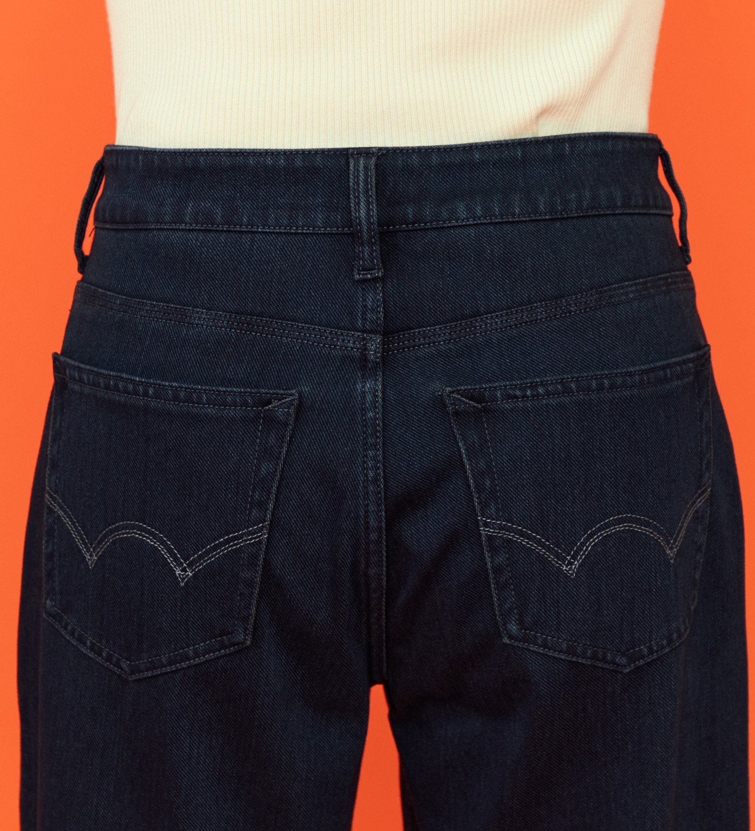 EDWIN(エドウイン)の【予約P】EDWIN LADIES ジャージーズ イージーベイカーワイドデニムパンツ【暖】|パンツ/デニム / ジーンズパンツ/レディース|インディゴブルー