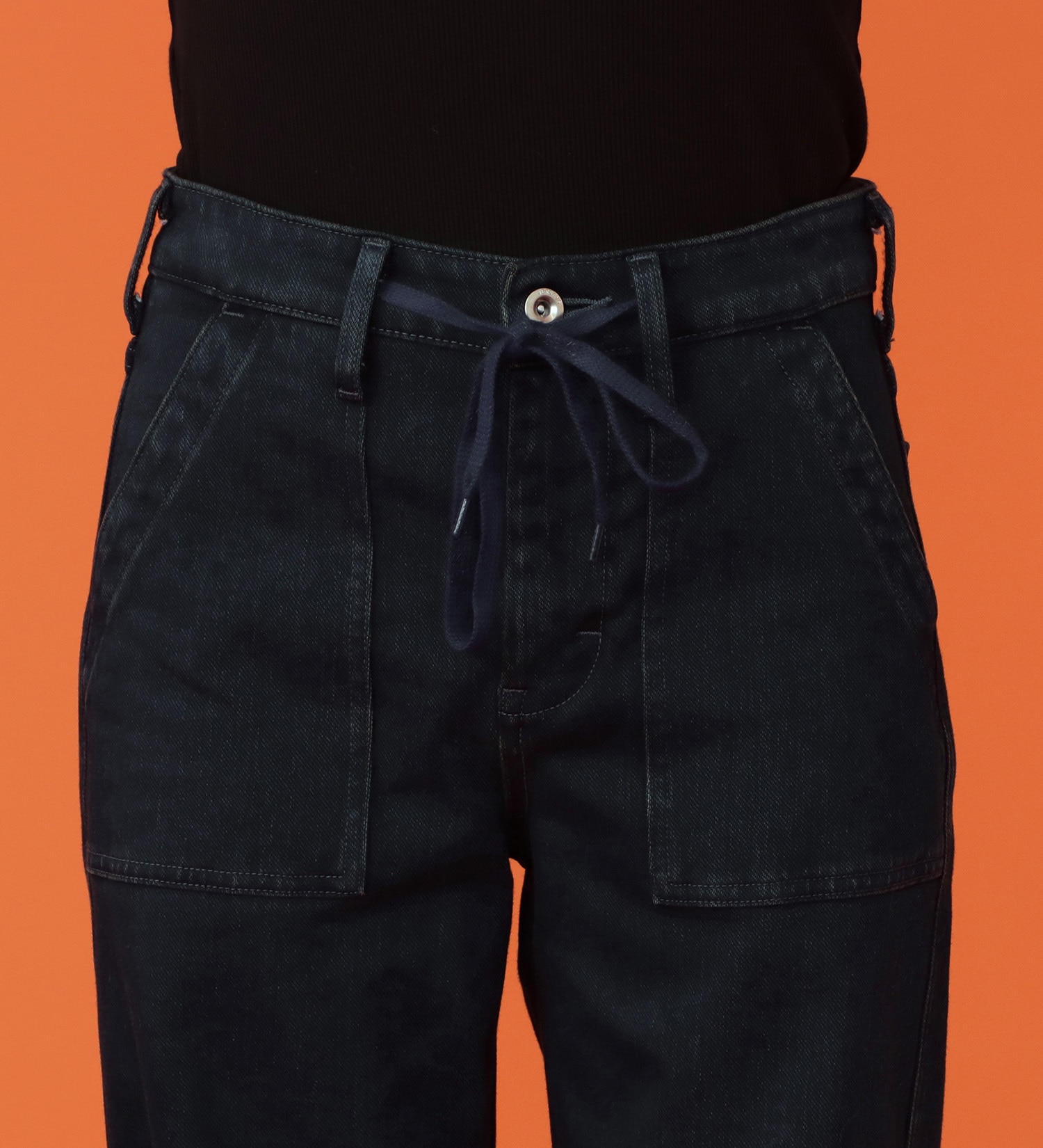 EDWIN(エドウイン)の【予約P】EDWIN LADIES BODY FIRE ジャージーズ イージーベイカーワイドデニムパンツ【暖/冬用】|パンツ/パンツ/レディース|インディゴブルー