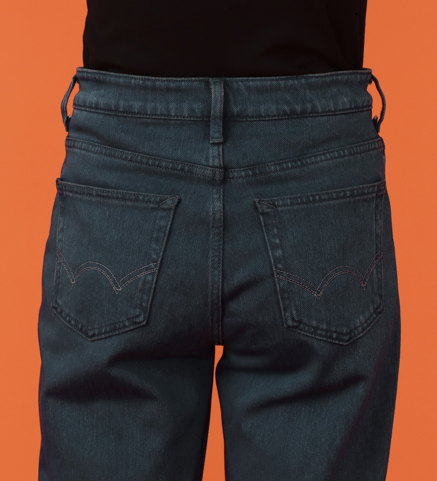 EDWIN(エドウイン)の【予約P】EDWIN LADIES BODY FIRE ジャージーズ イージーベイカーワイドデニムパンツ【暖/冬用】|パンツ/パンツ/レディース|濃色ブルー