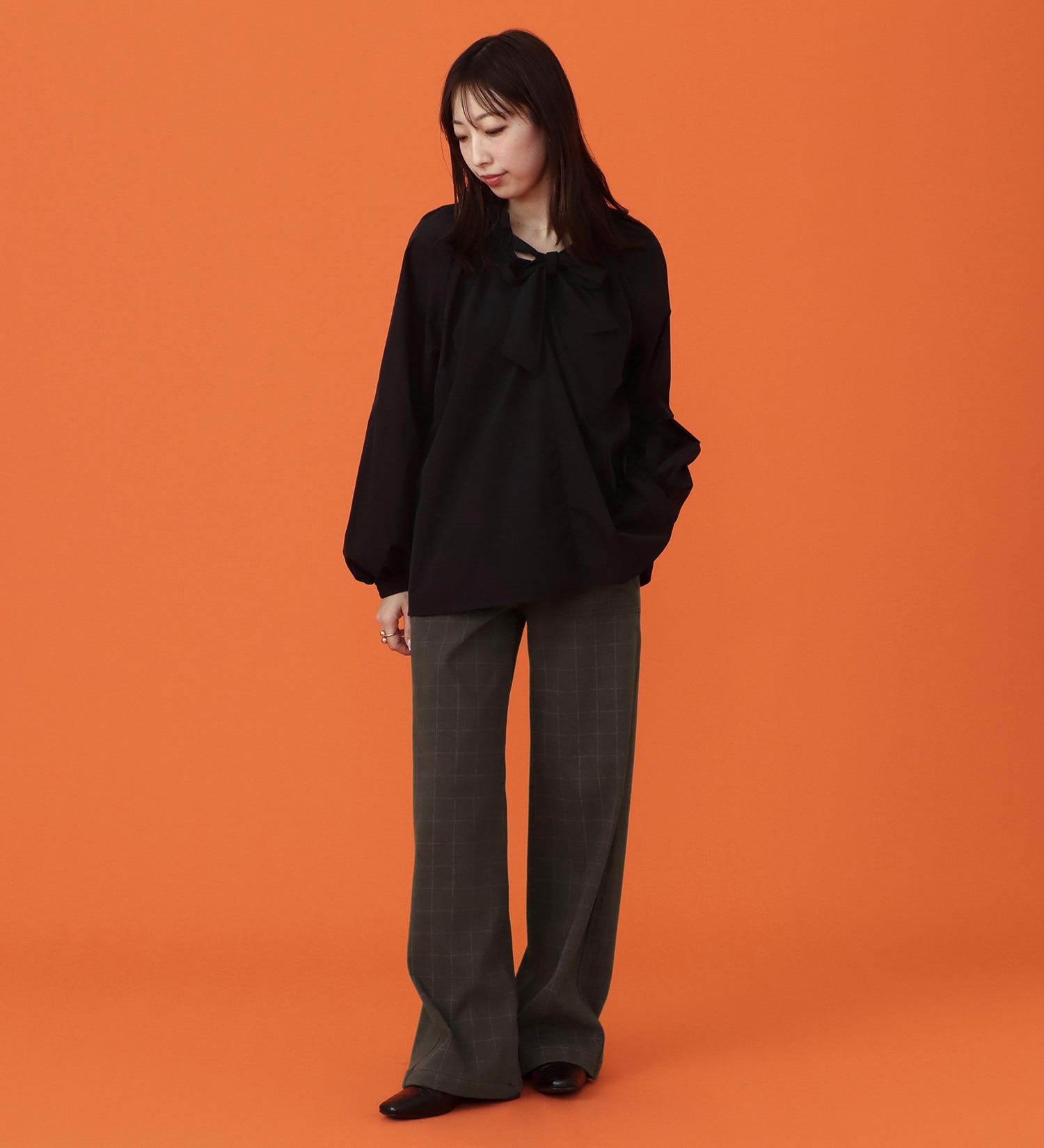 EDWIN(エドウイン)の【予約P】EDWIN LADIES BODY FIRE ジャージーズ イージーベイカーワイドデニムパンツ【暖/冬用】|パンツ/パンツ/レディース|チェック