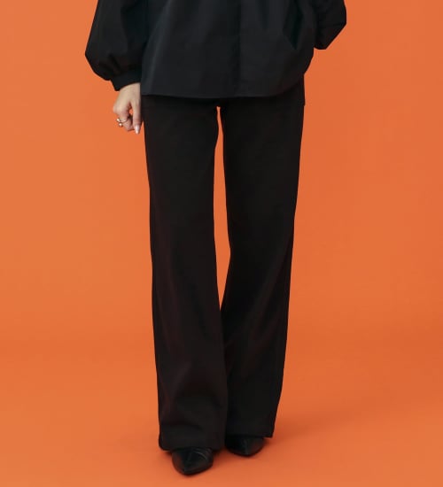 EDWIN(エドウイン)の【予約P】EDWIN LADIES BODY FIRE ジャージーズ イージーベイカーワイドデニムパンツ【暖/冬用】|パンツ/パンツ/レディース|ブラック