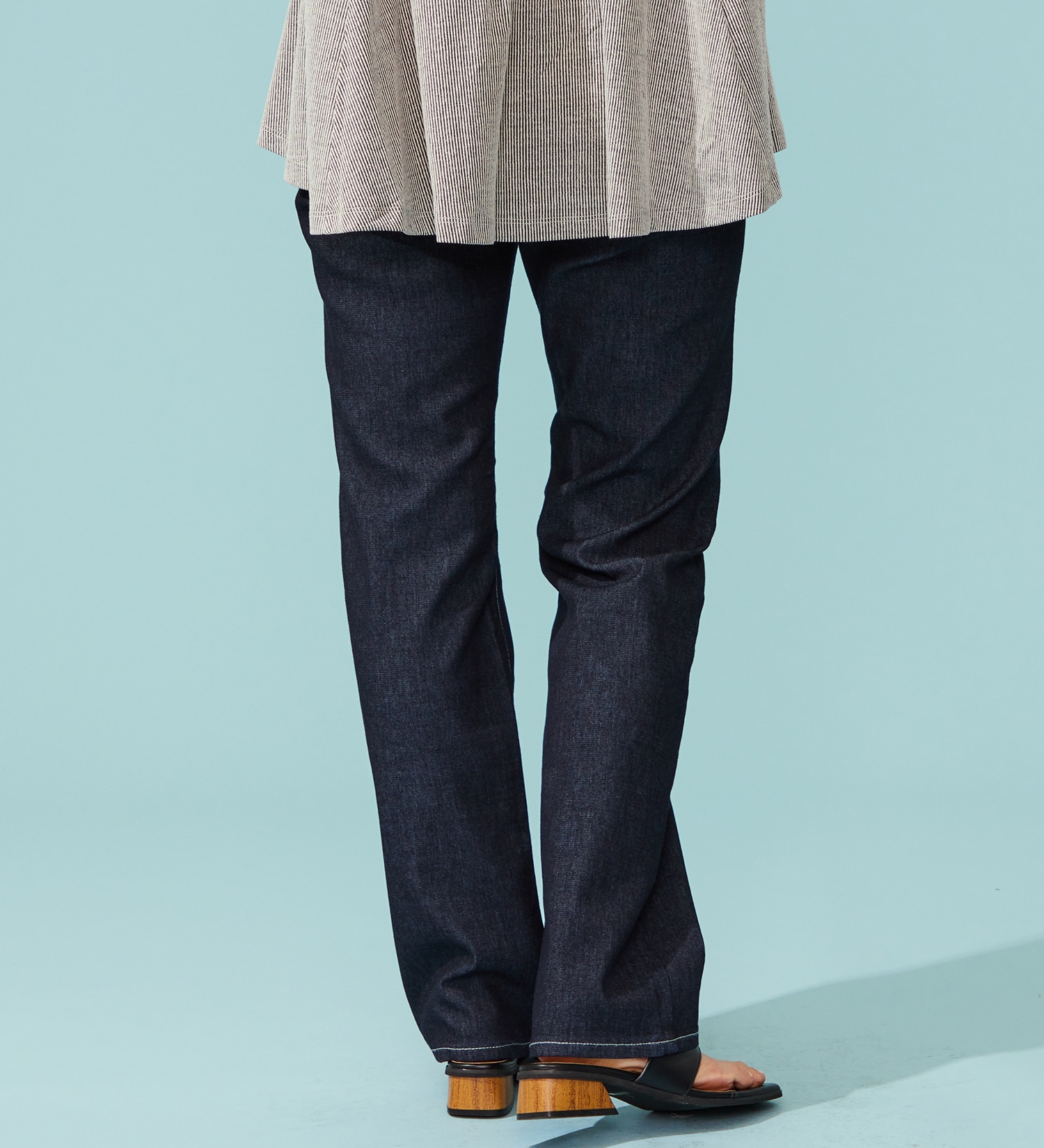 EDWIN(エドウイン)の【予約P】EDWIN LADIES ジャージーズ COOLイージーストレートデニムパンツ【涼】|パンツ/デニム / ジーンズパンツ/レディース|インディゴブルー