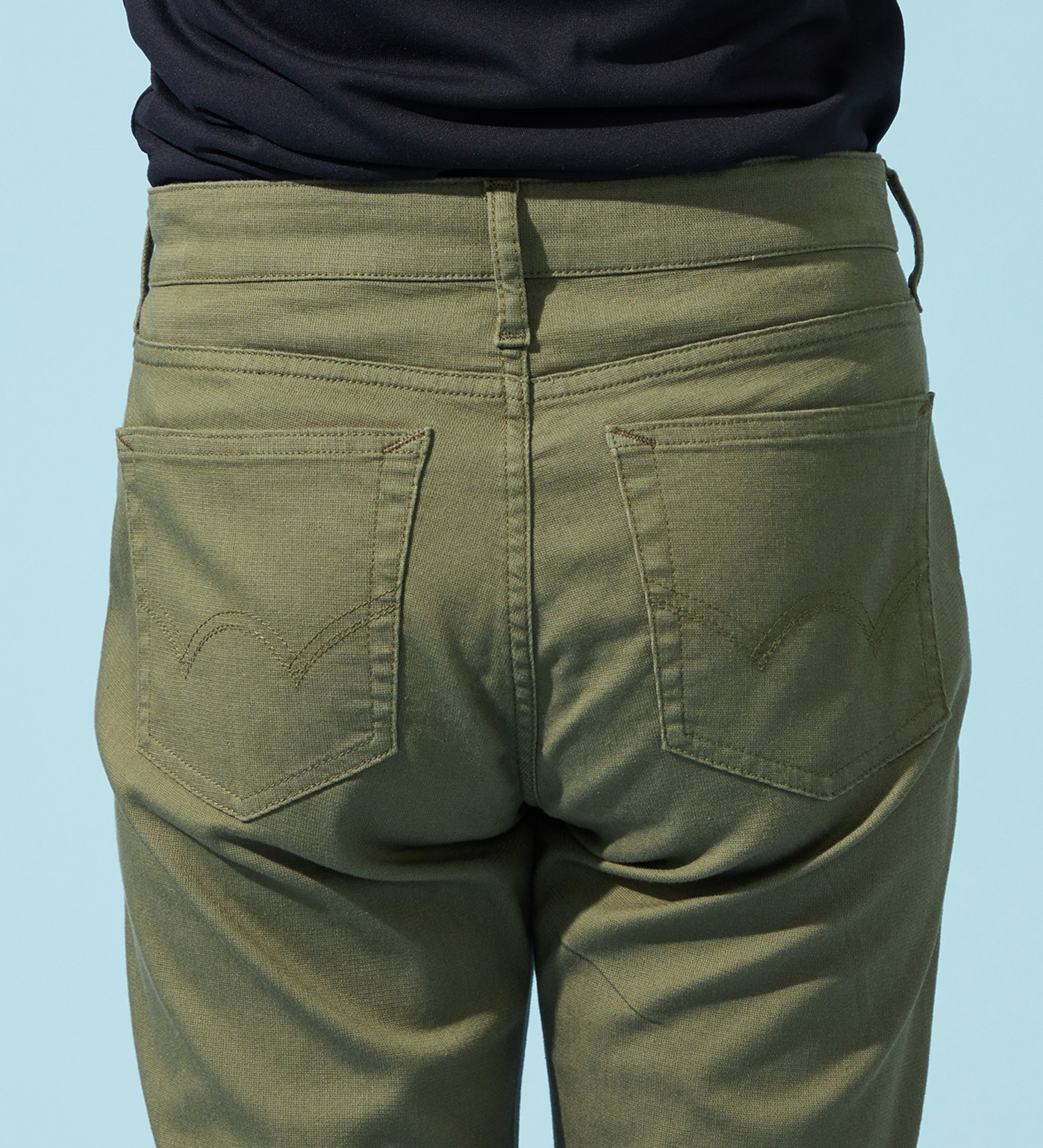 EDWIN(エドウイン)の【予約P】EDWIN LADIES ジャージーズ COOLイージーストレートデニムパンツ【涼】|パンツ/パンツ/レディース|グリーン