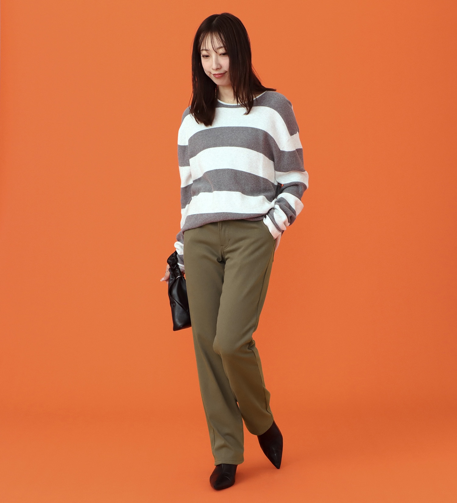 EDWIN(エドウイン)の【予約P】EDWIN LADIES BODY FIRE ジャージーズ イージーストレートデニムパンツ【暖/冬用】|パンツ/デニム / ジーンズパンツ/レディース|オリーブ