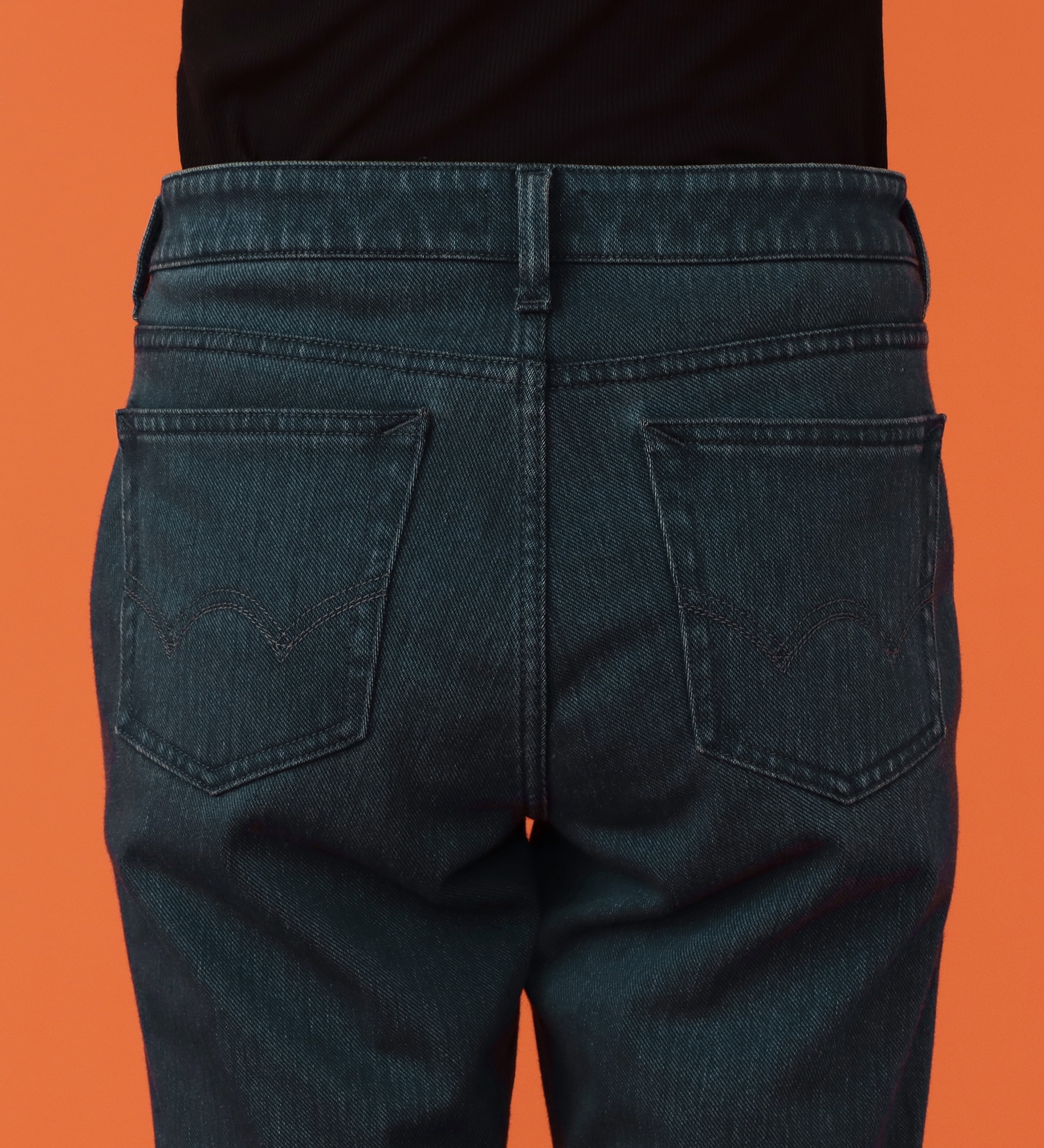 EDWIN(エドウイン)の【予約P】EDWIN LADIES BODY FIRE ジャージーズ イージーストレートデニムパンツ【暖/冬用】|パンツ/デニム / ジーンズパンツ/レディース|中色ブルー