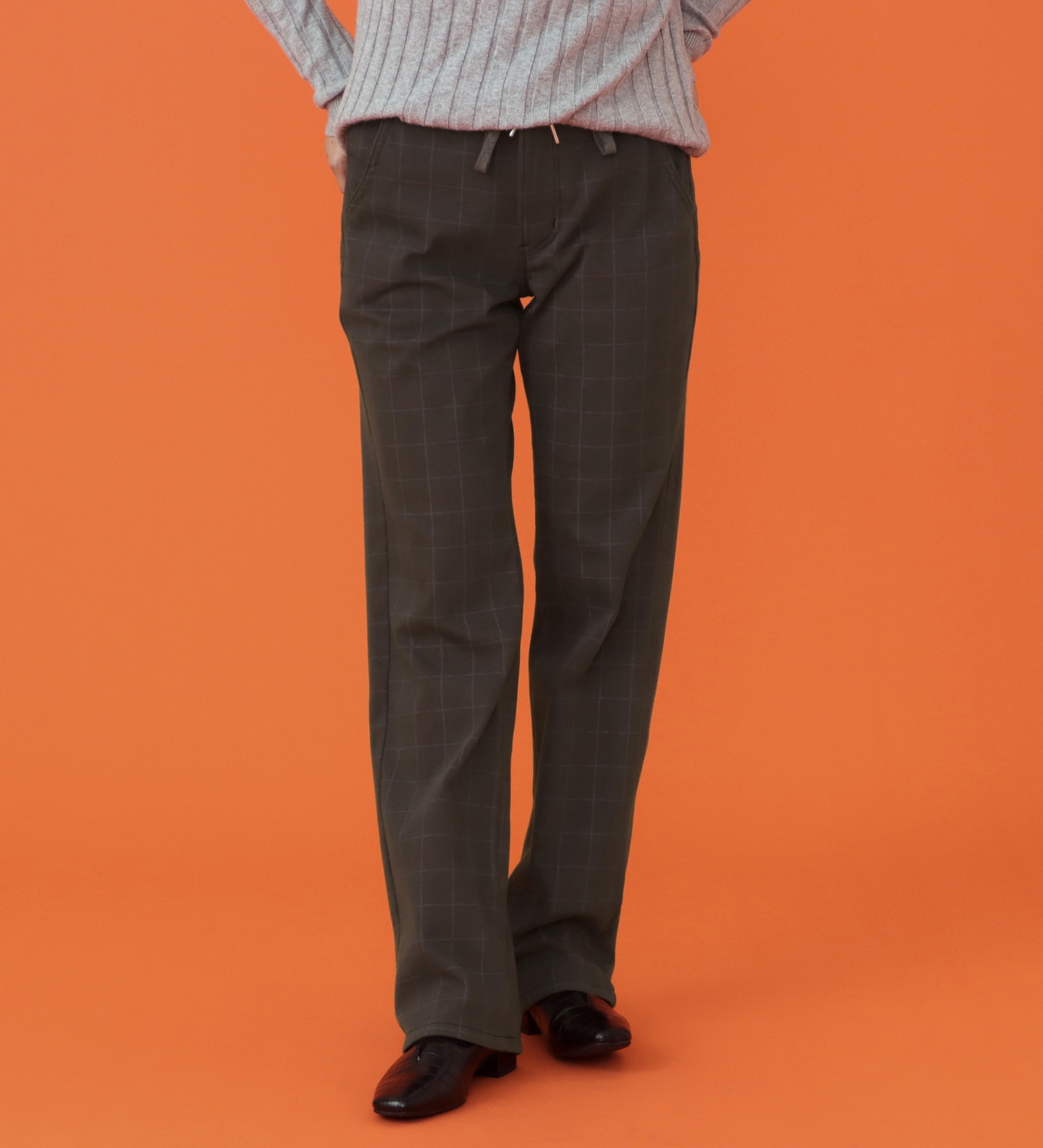 EDWIN(エドウイン)の【予約P】EDWIN LADIES BODY FIRE ジャージーズ イージーストレートデニムパンツ【暖/冬用】|パンツ/デニム / ジーンズパンツ/レディース|グレンチェック