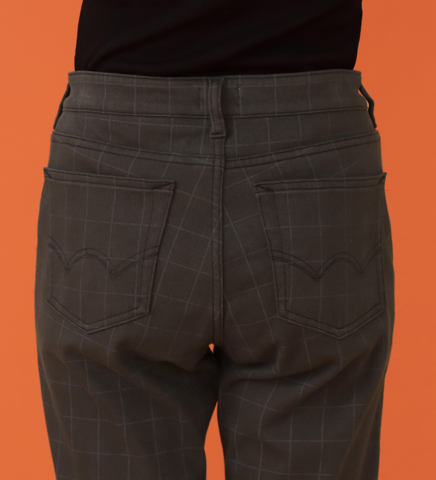 EDWIN(エドウイン)の【予約P】EDWIN LADIES BODY FIRE ジャージーズ イージーストレートデニムパンツ【暖/冬用】|パンツ/デニム / ジーンズパンツ/レディース|グレンチェック