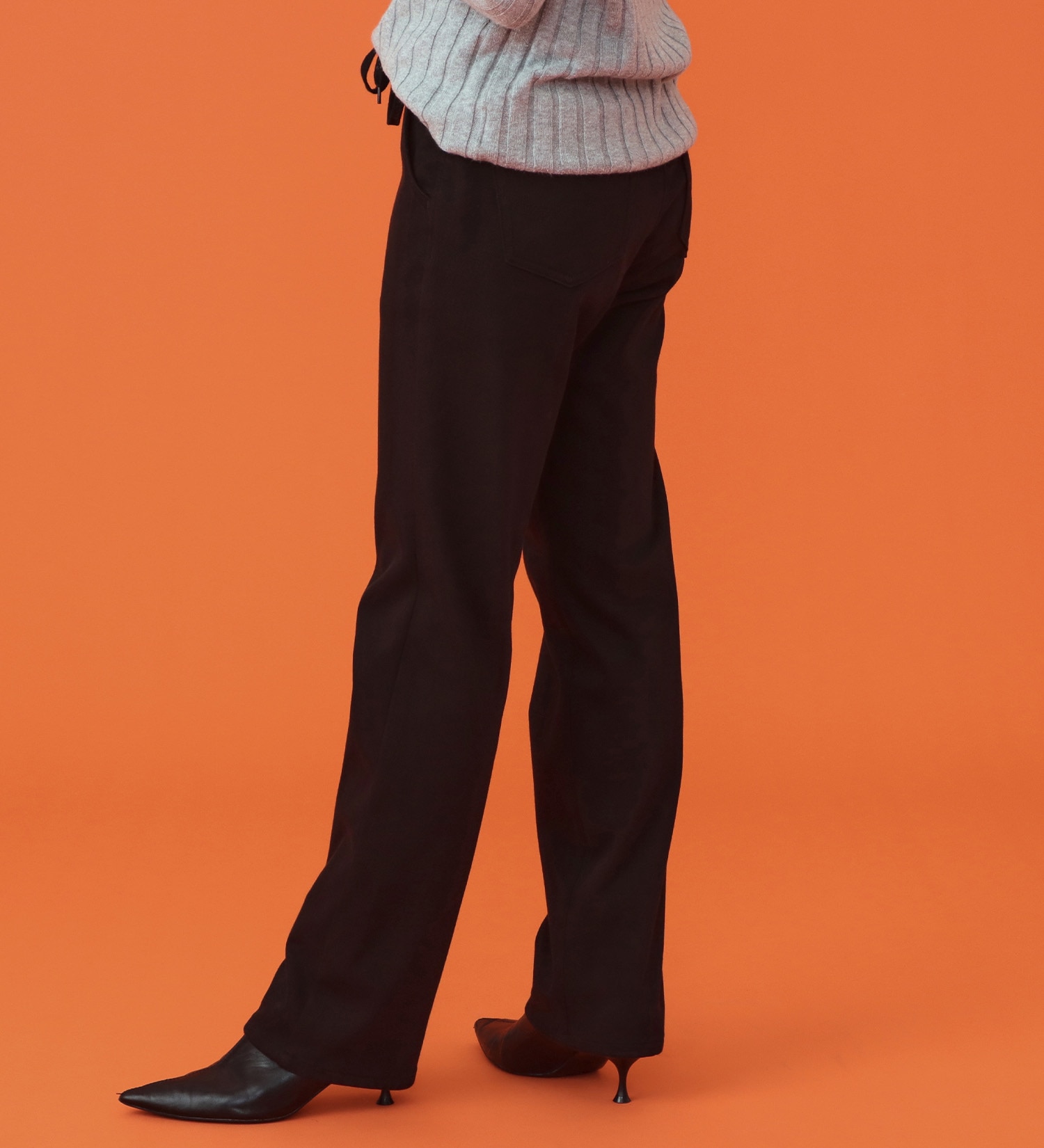 EDWIN(エドウイン)の【予約P】EDWIN LADIES BODY FIRE ジャージーズ イージーストレートデニムパンツ【暖/冬用】|パンツ/デニム / ジーンズパンツ/レディース|ブラック